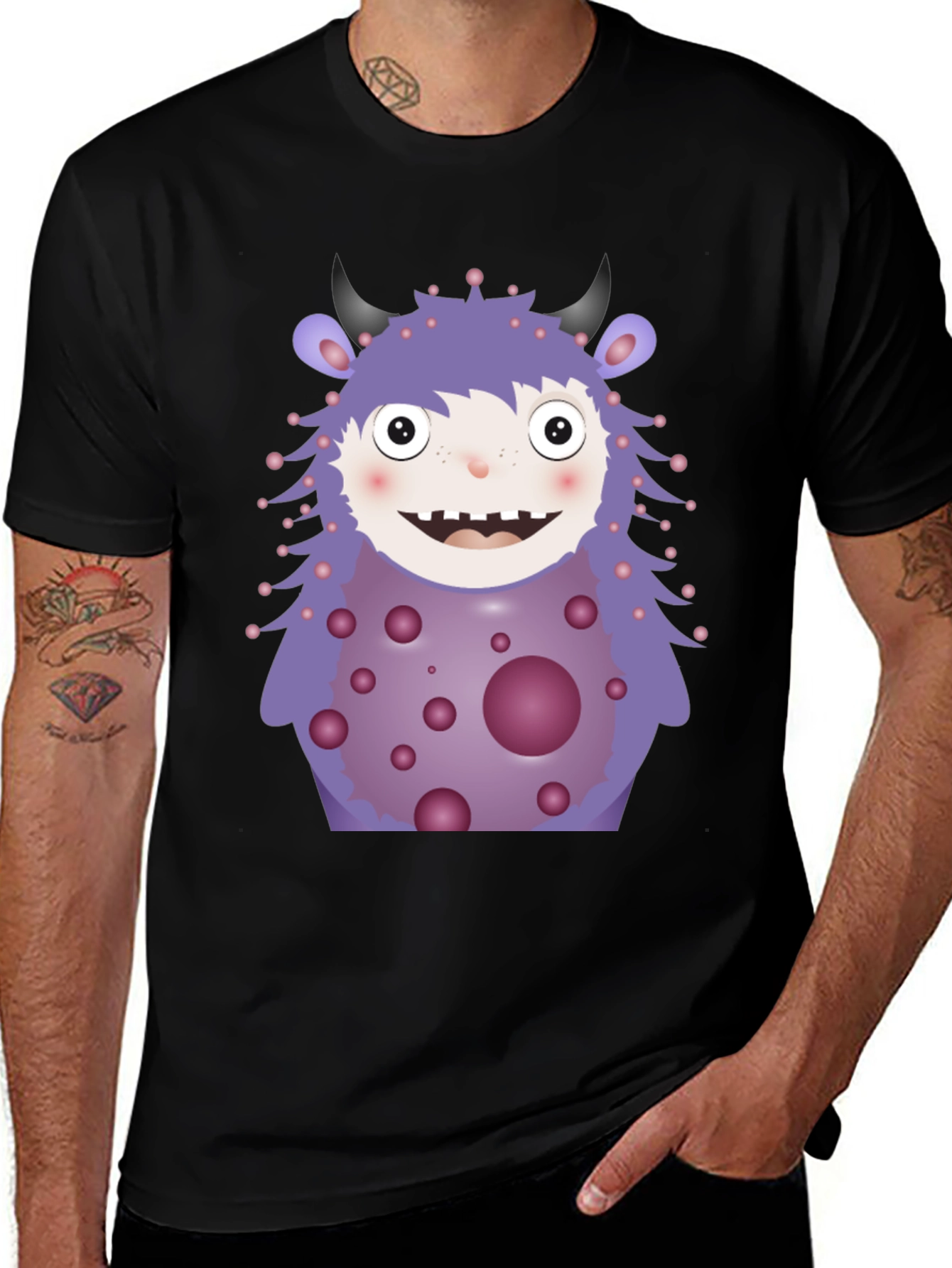 Variant 2 of Monster Graphic T-Shirt
