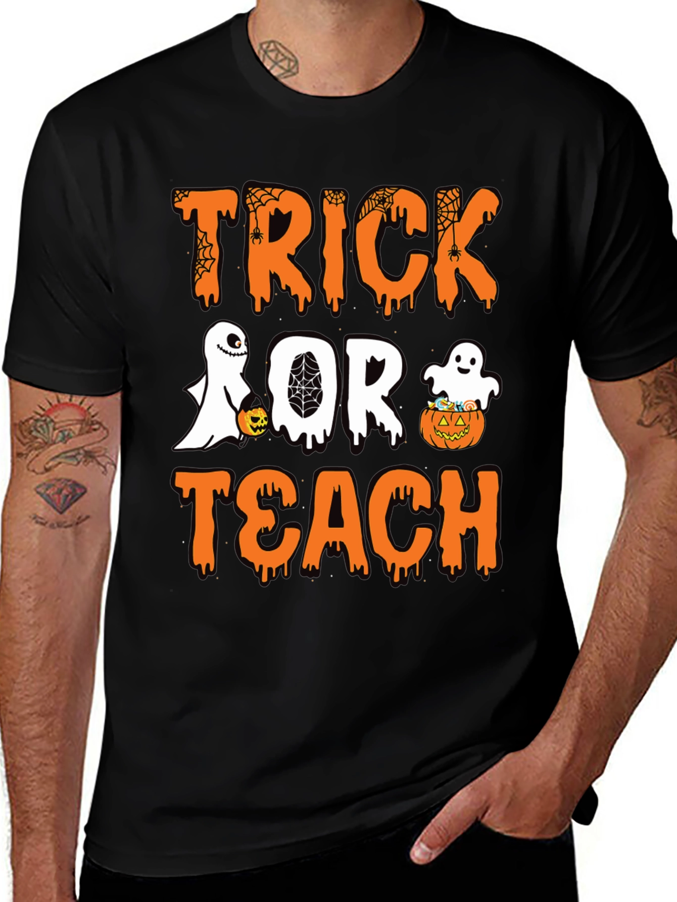 Trick or Teach Halloween T-Shirt