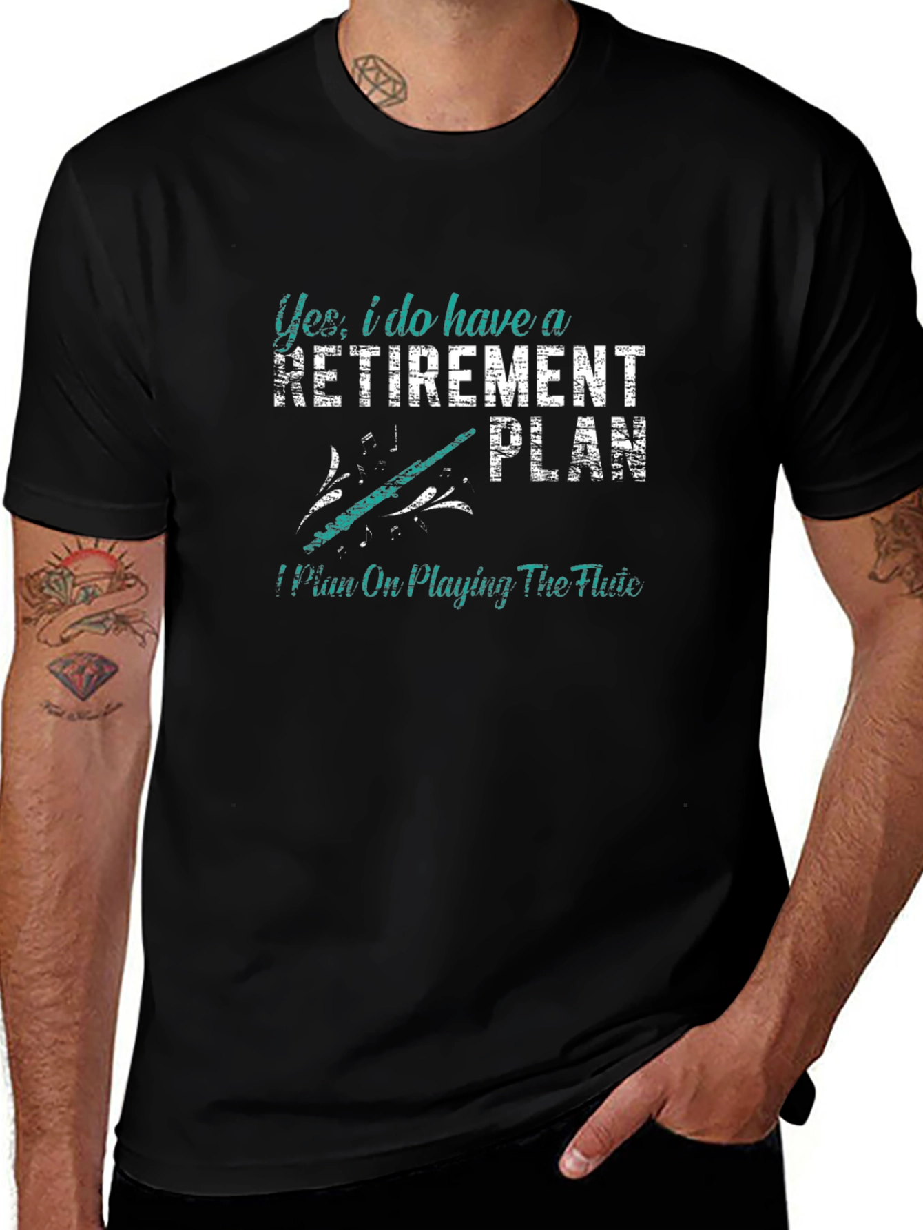 Variant 20 of Retirement Plan Flute T-Shirt