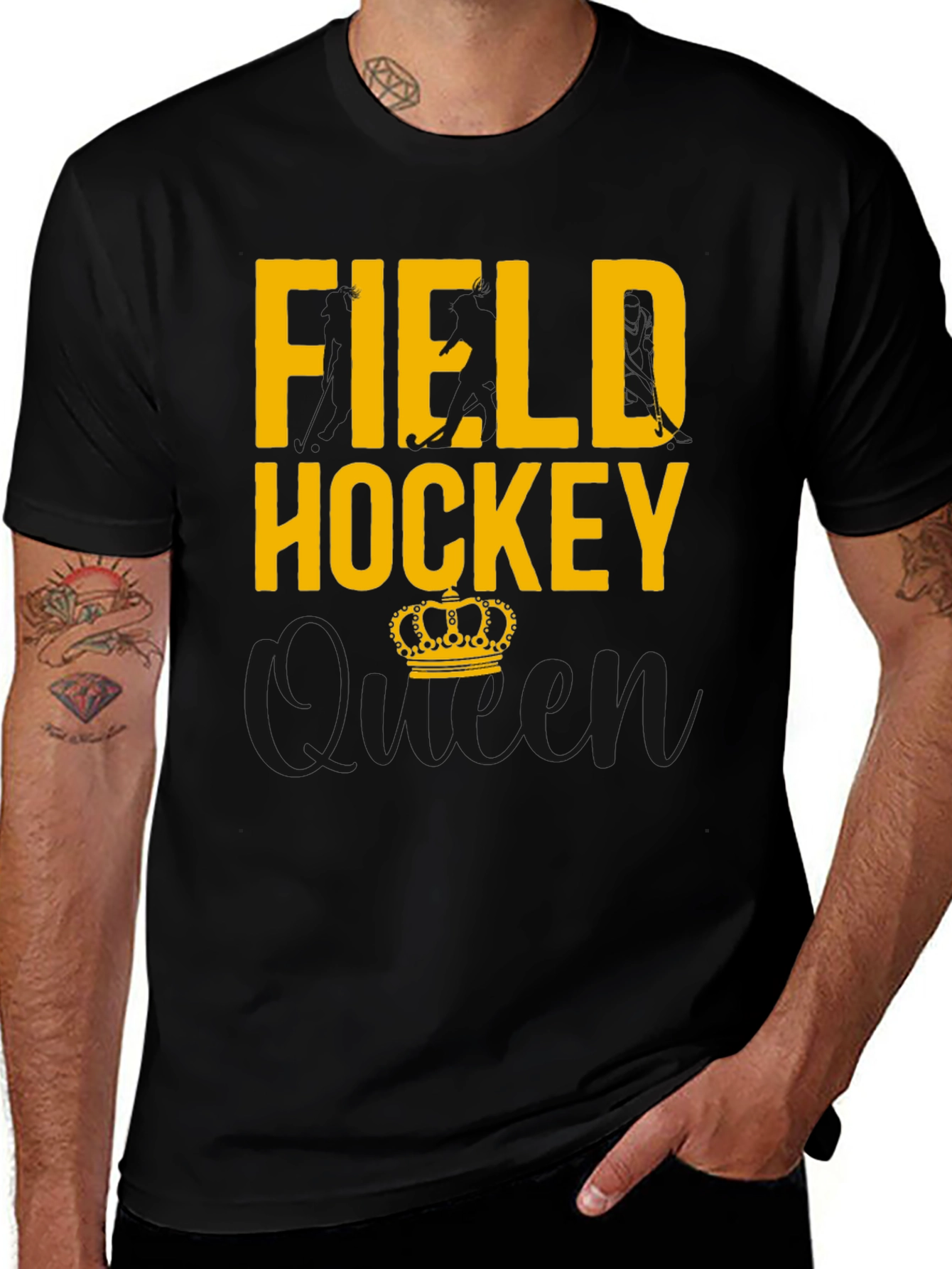 Variant 16 of Field Hockey Queen Graphic T-Shirt