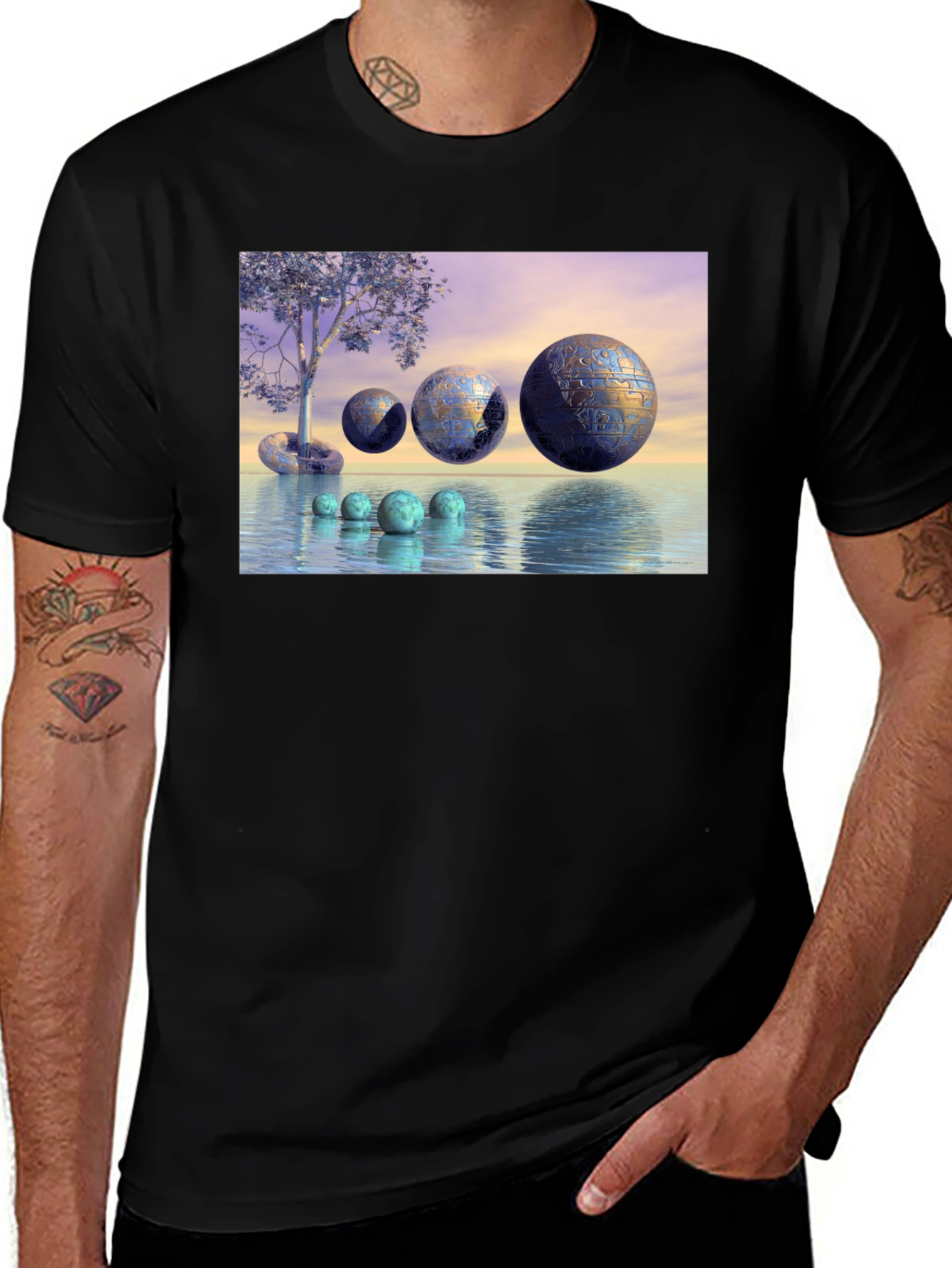 Variant 20 of Surreal Landscape T-Shirt