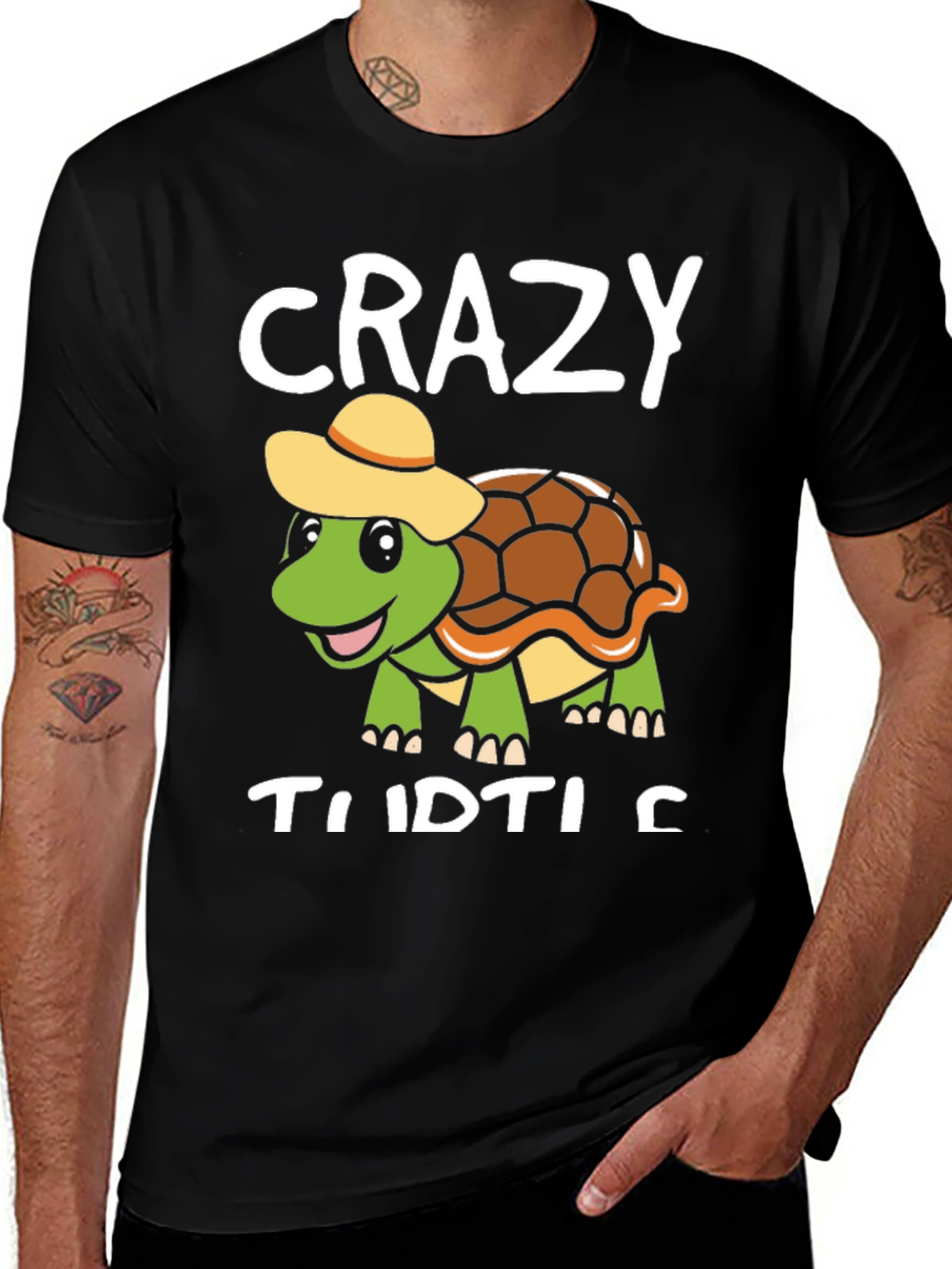 Variant 18 of Crazy Turtle T-Shirt