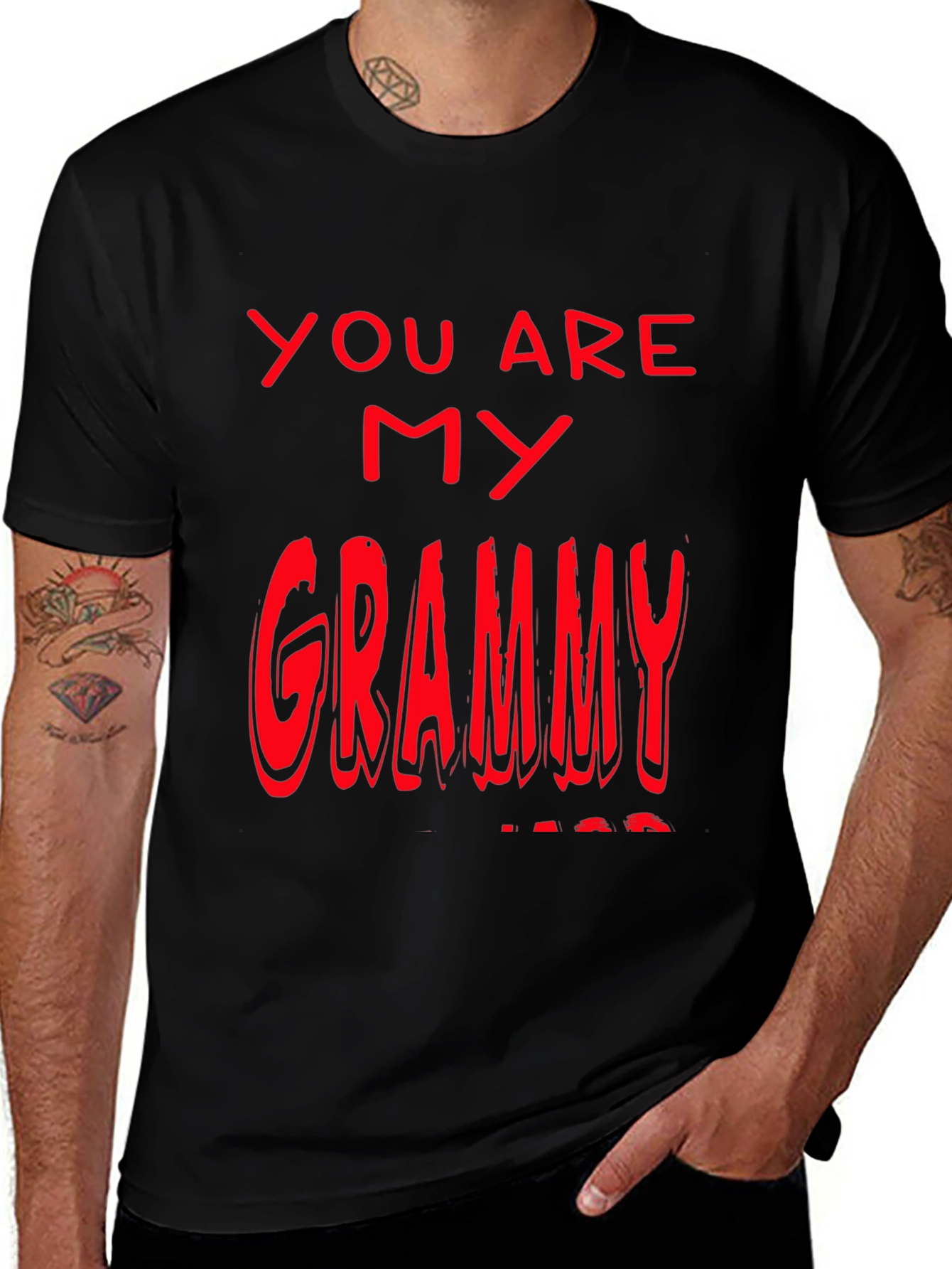 You are my Grammy T-Shirt - Black