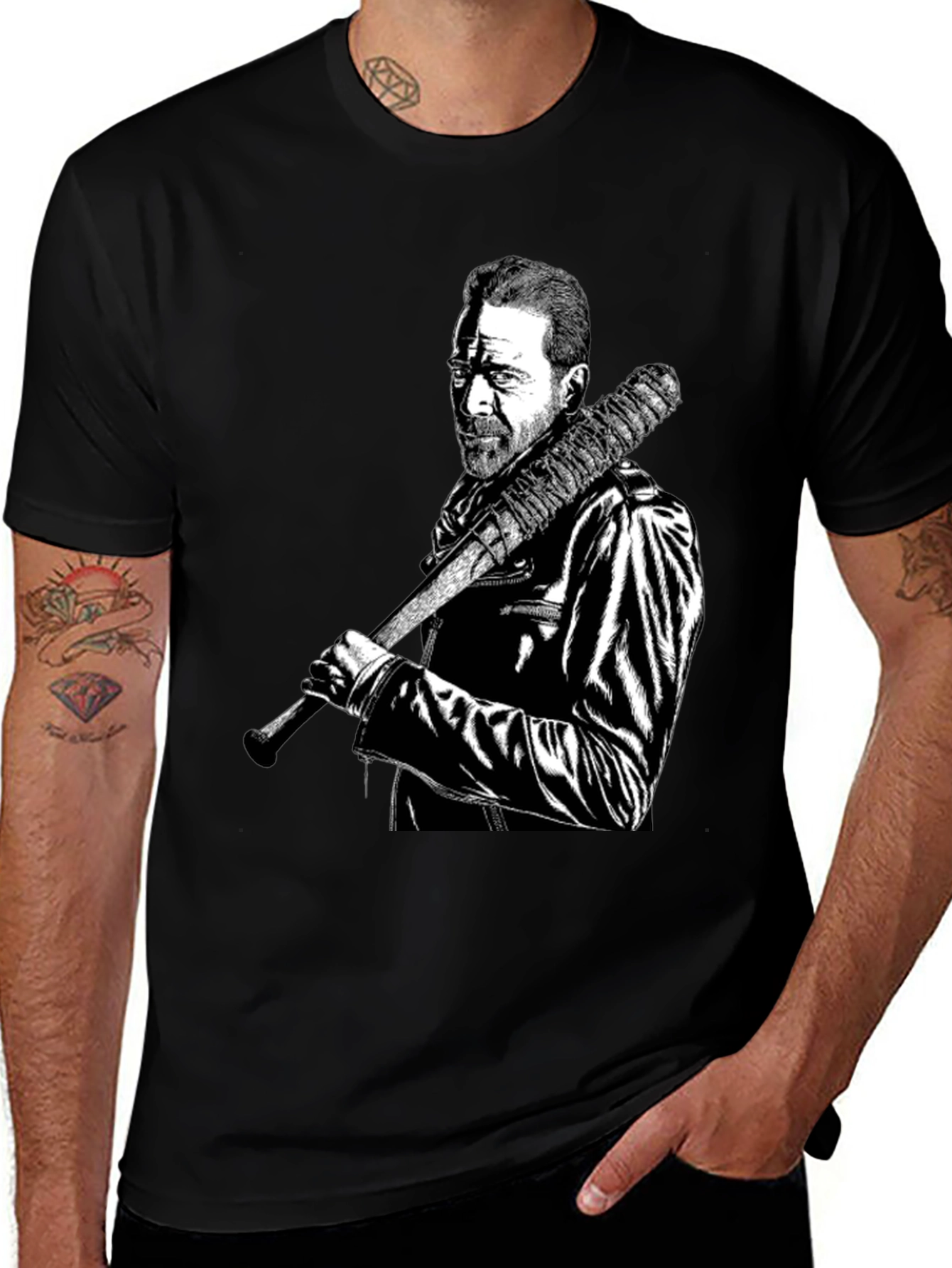 Negan Walking Dead Graphic T-Shirt