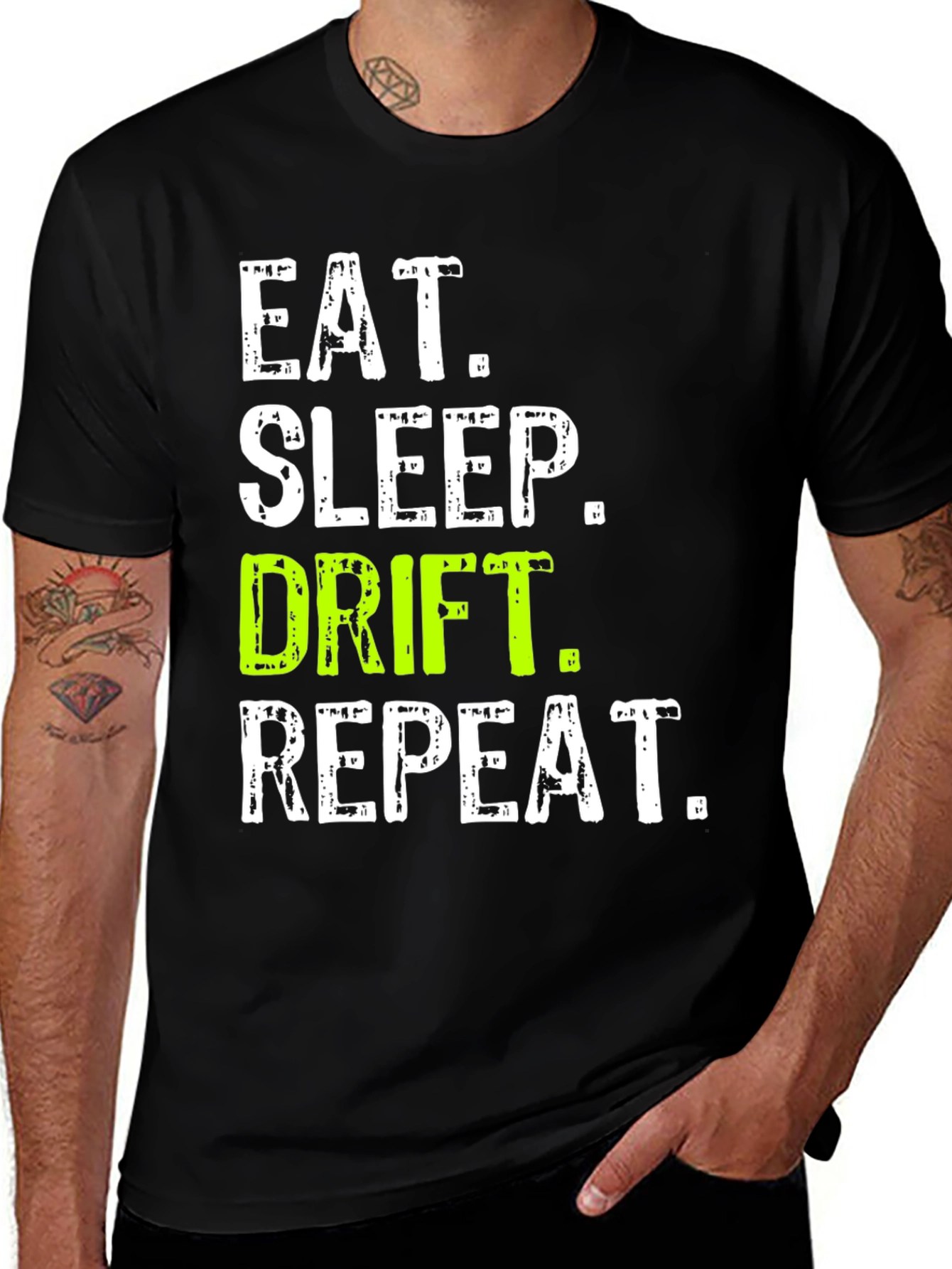 Variant 24 of Eat Sleep Drift Repeat Graphic Tee