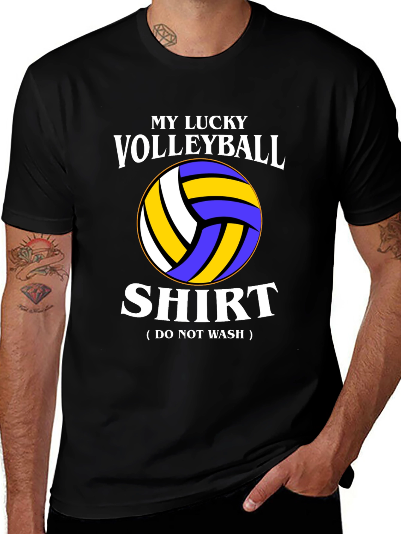 Variant 7 of My Lucky Volleyball Shirt - Funny Volleyball T-Shirt