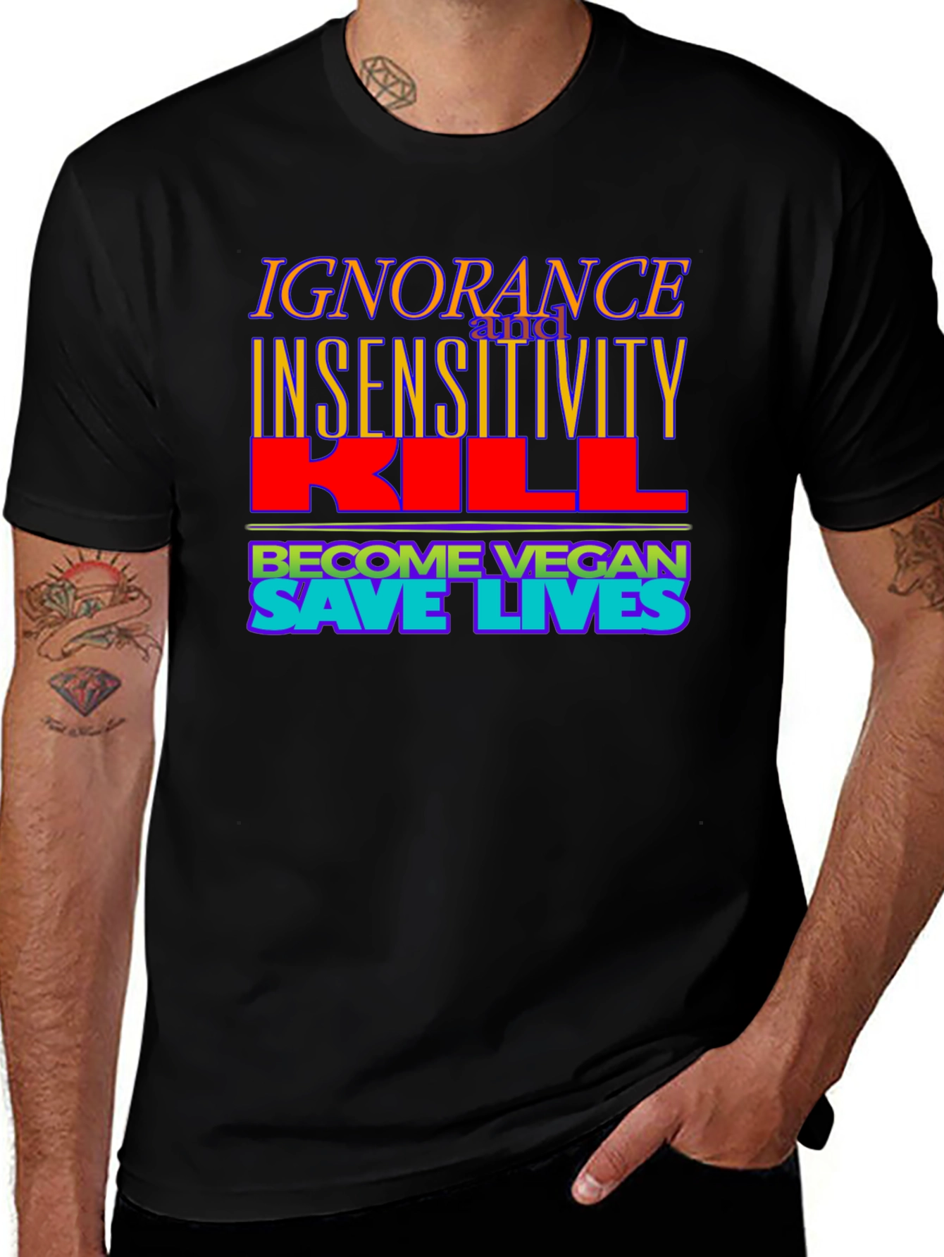 Ignorance Kills Vegan T-Shirt