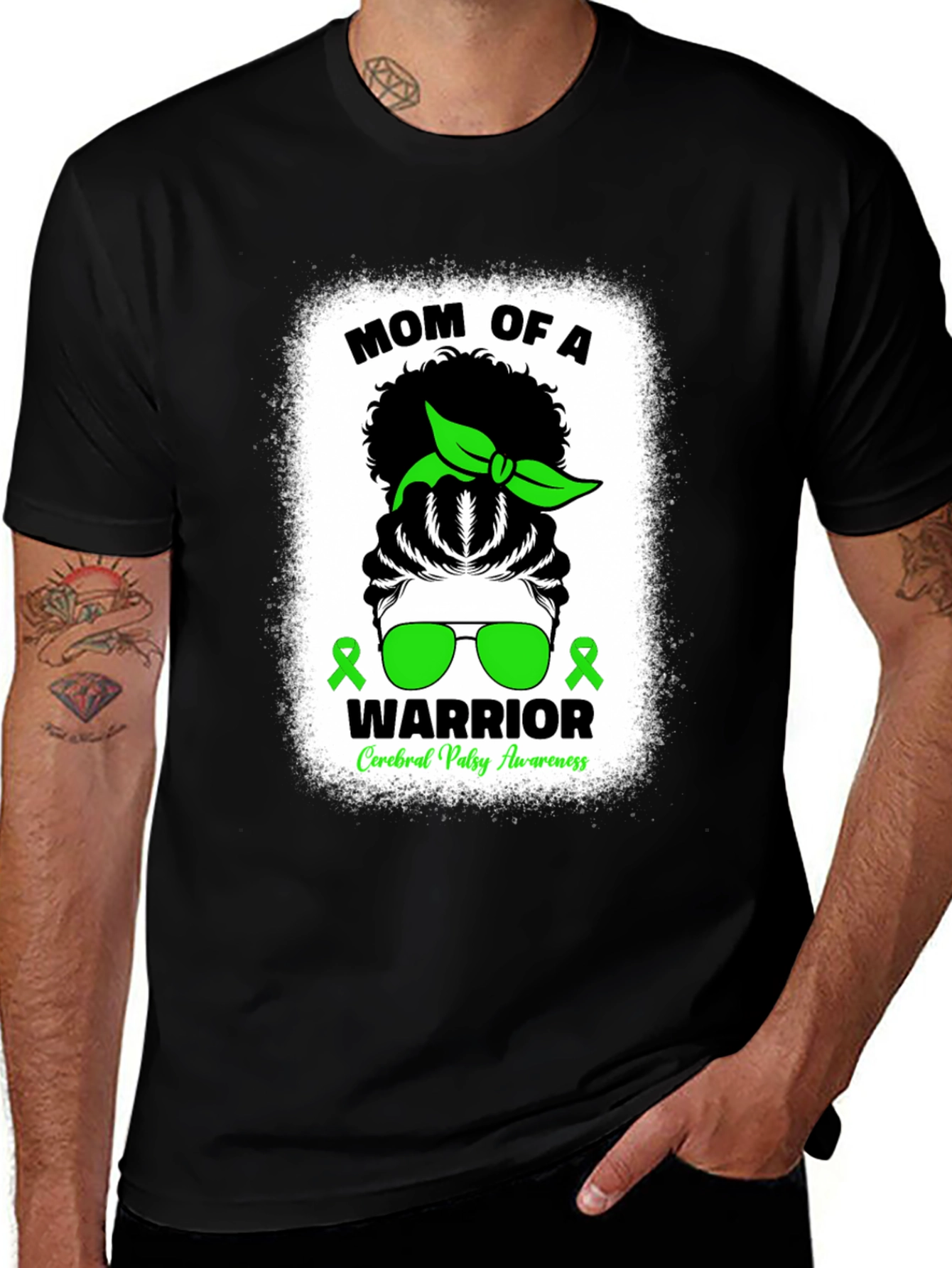 Mom Of A Warrior Cerebral Palsy Awareness T-Shirt