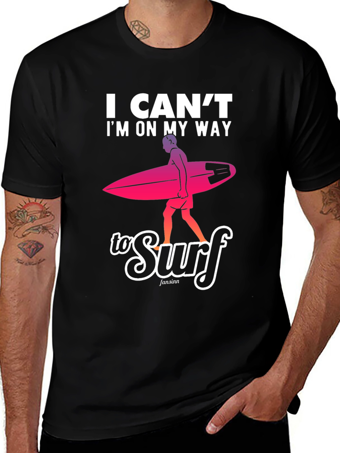 Variant 8 of I Can't, I'm on My Way to Surf T-Shirt