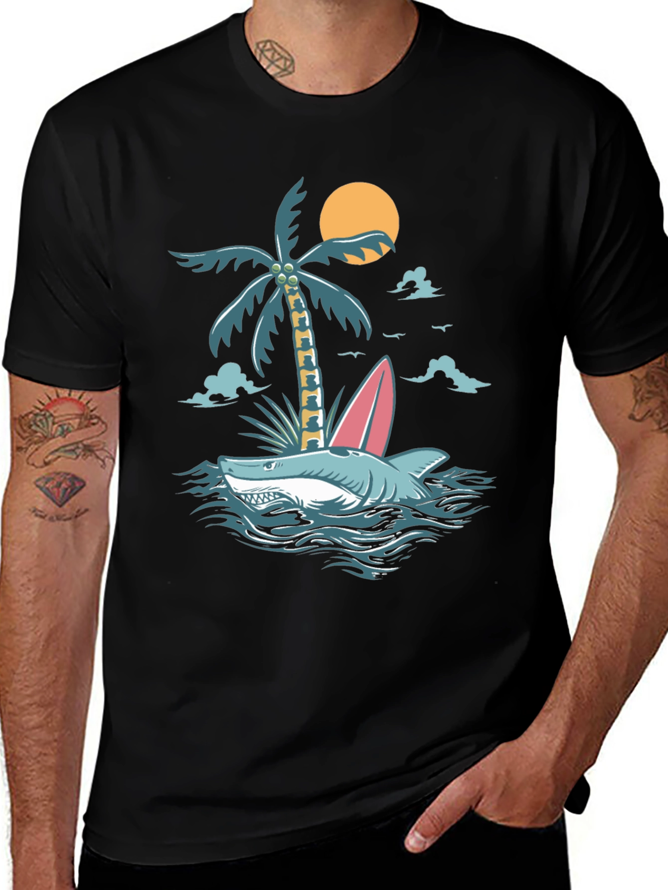 Variant 28 of Tropical Shark Tee