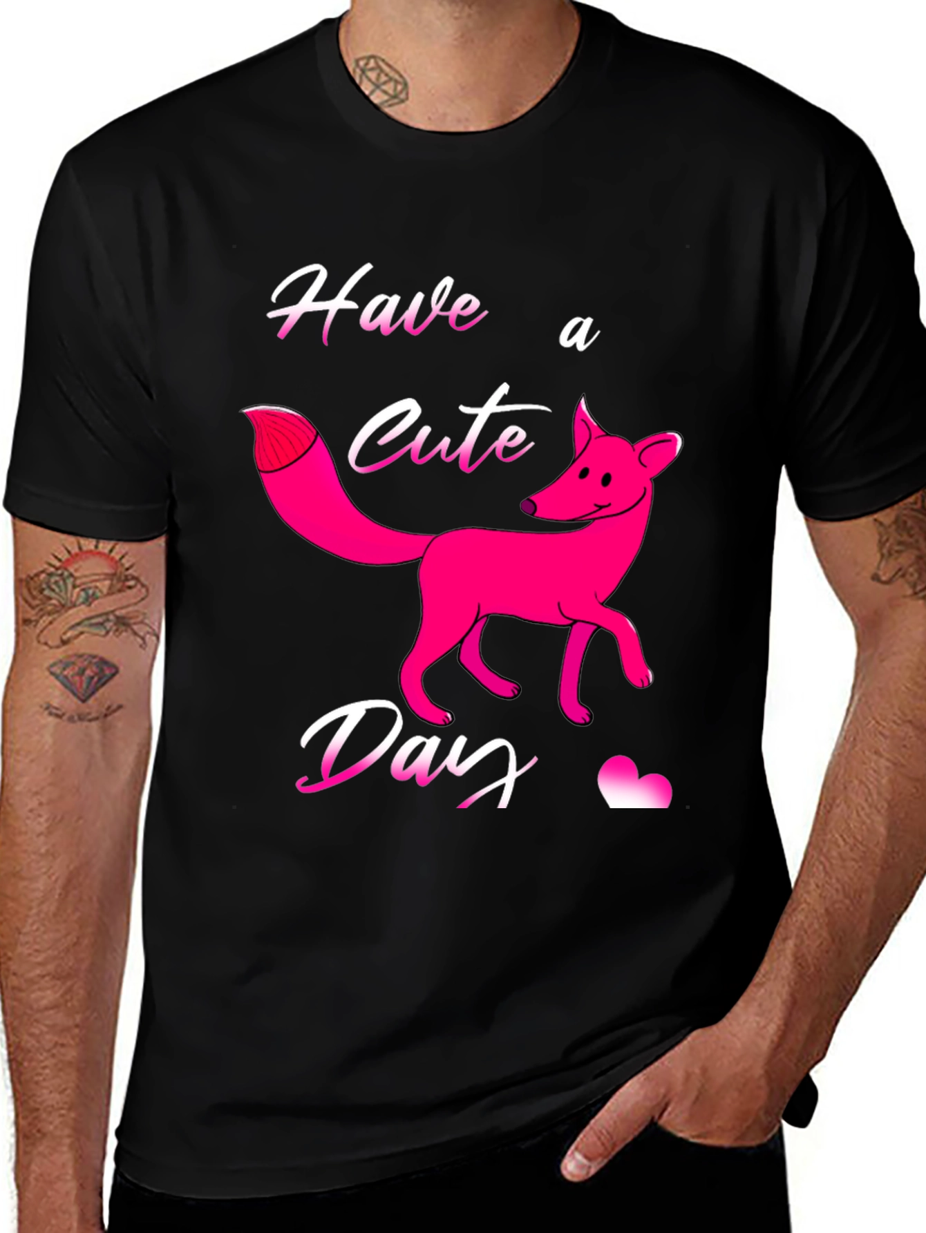 Variant 23 of Cute Fox T-Shirt - Have a Cute Day