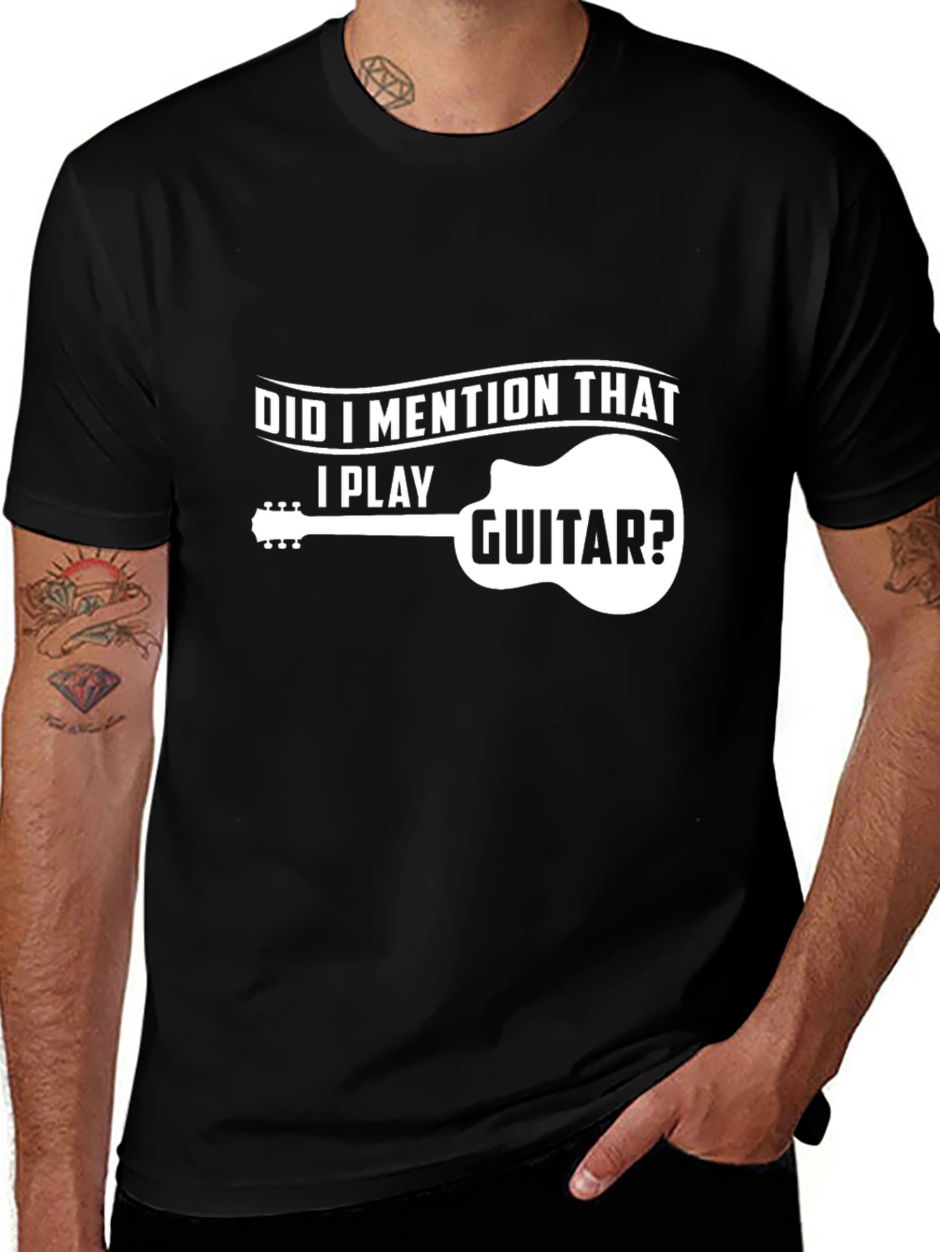 Variant 24 of Guitar Player T-Shirt - Did I Mention That?