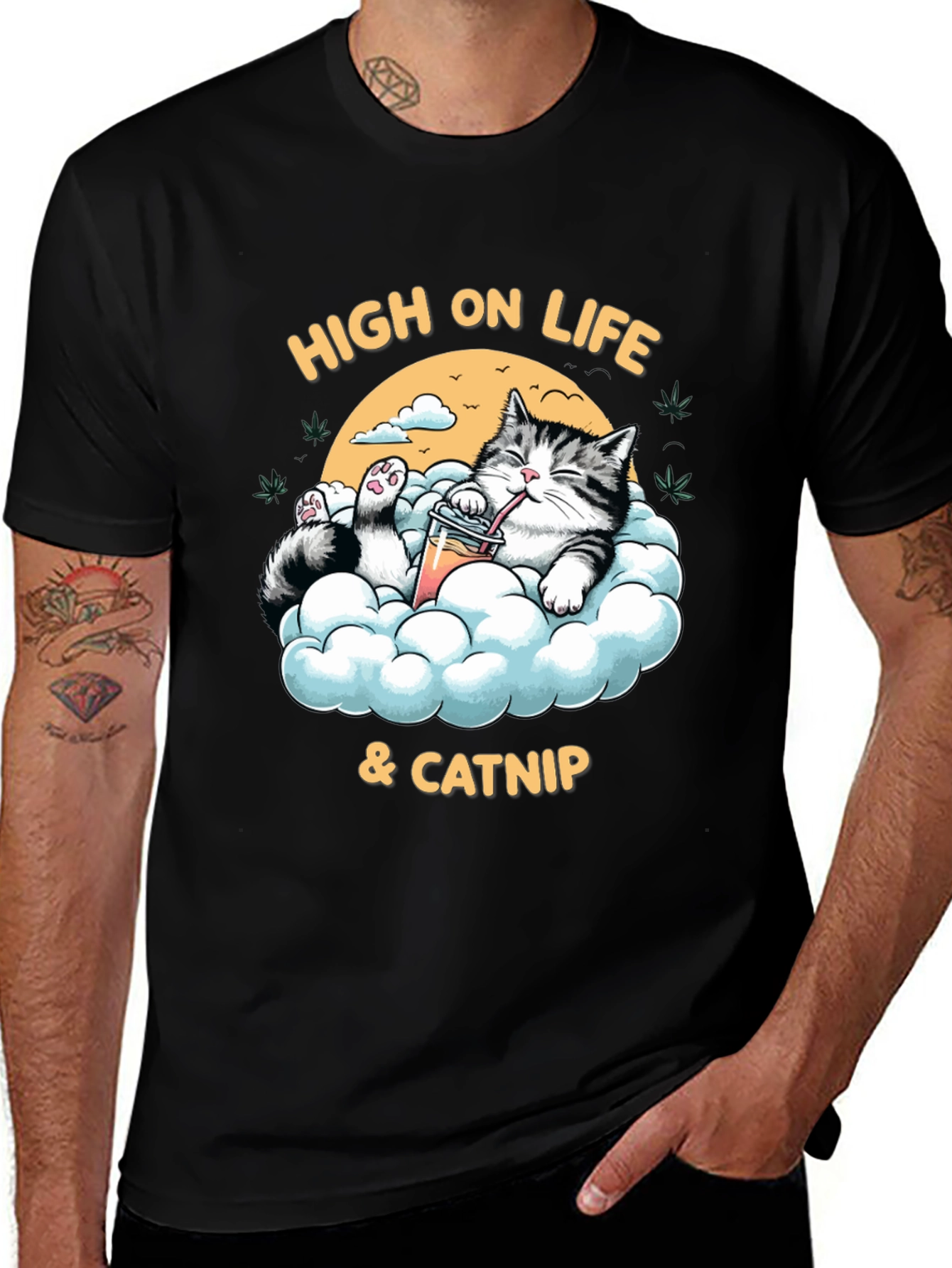 Variant 20 of High on Life & Catnip Graphic Tee