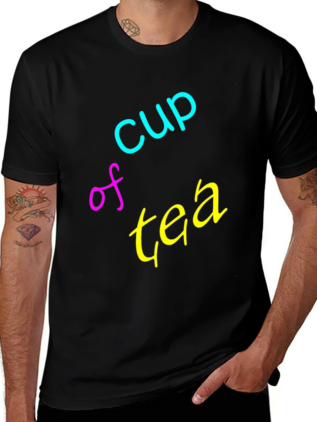 Cup of Tea Graphic Tee - Trendy Casual Style