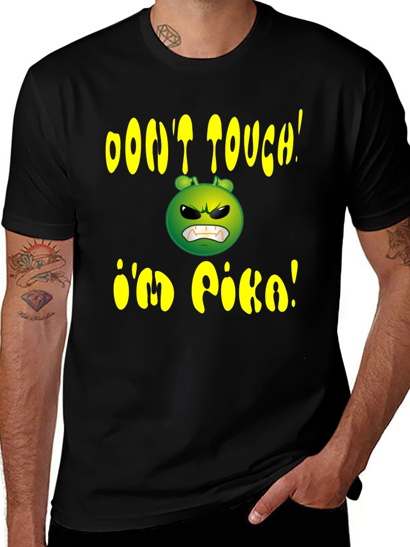 Variant 27 of Don't Touch I'm Pika Graphic T-Shirt
