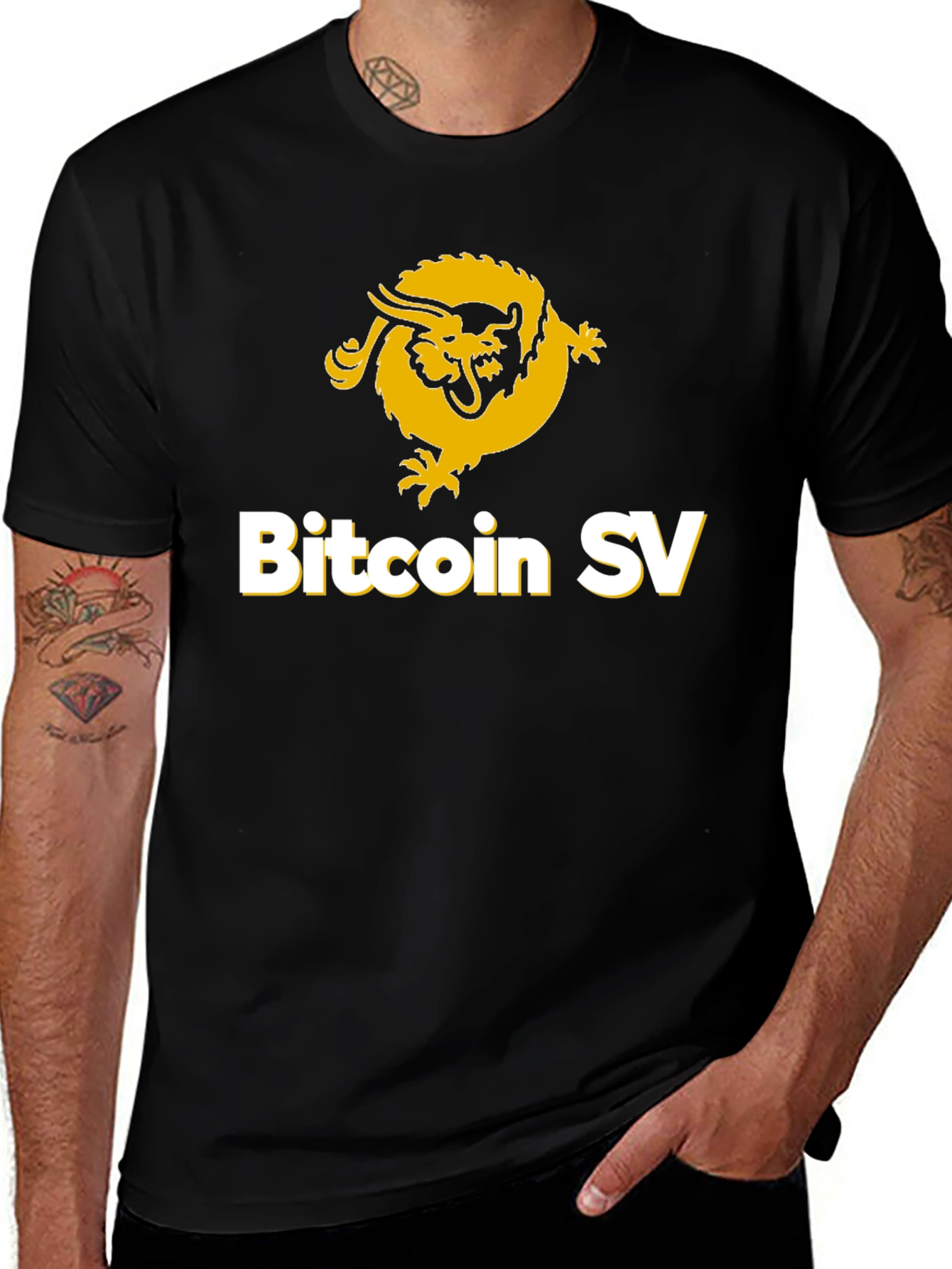 Bitcoin SV Dragon Graphic Tee