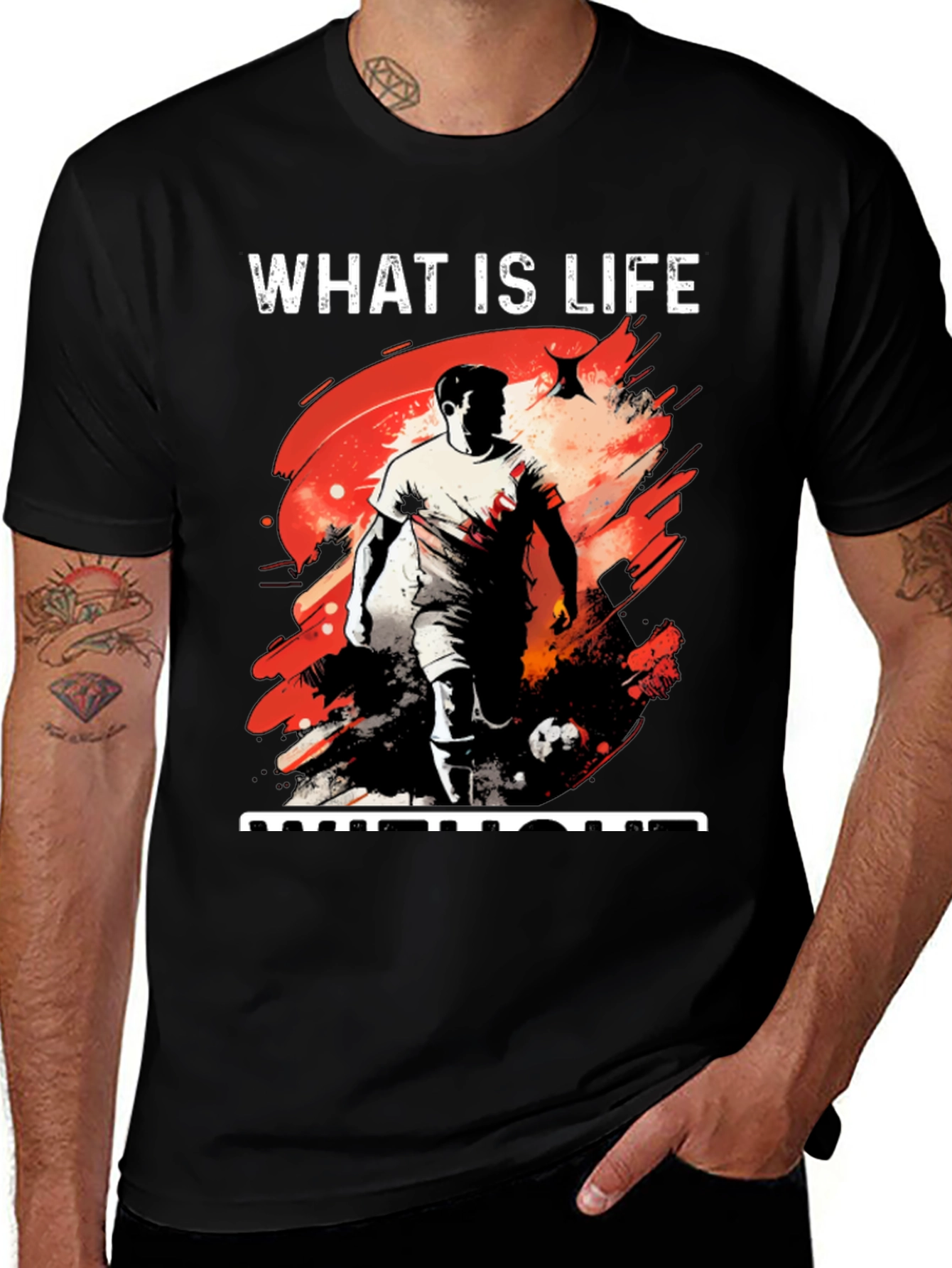 Variant 19 of What is Life Football Graphic Tee