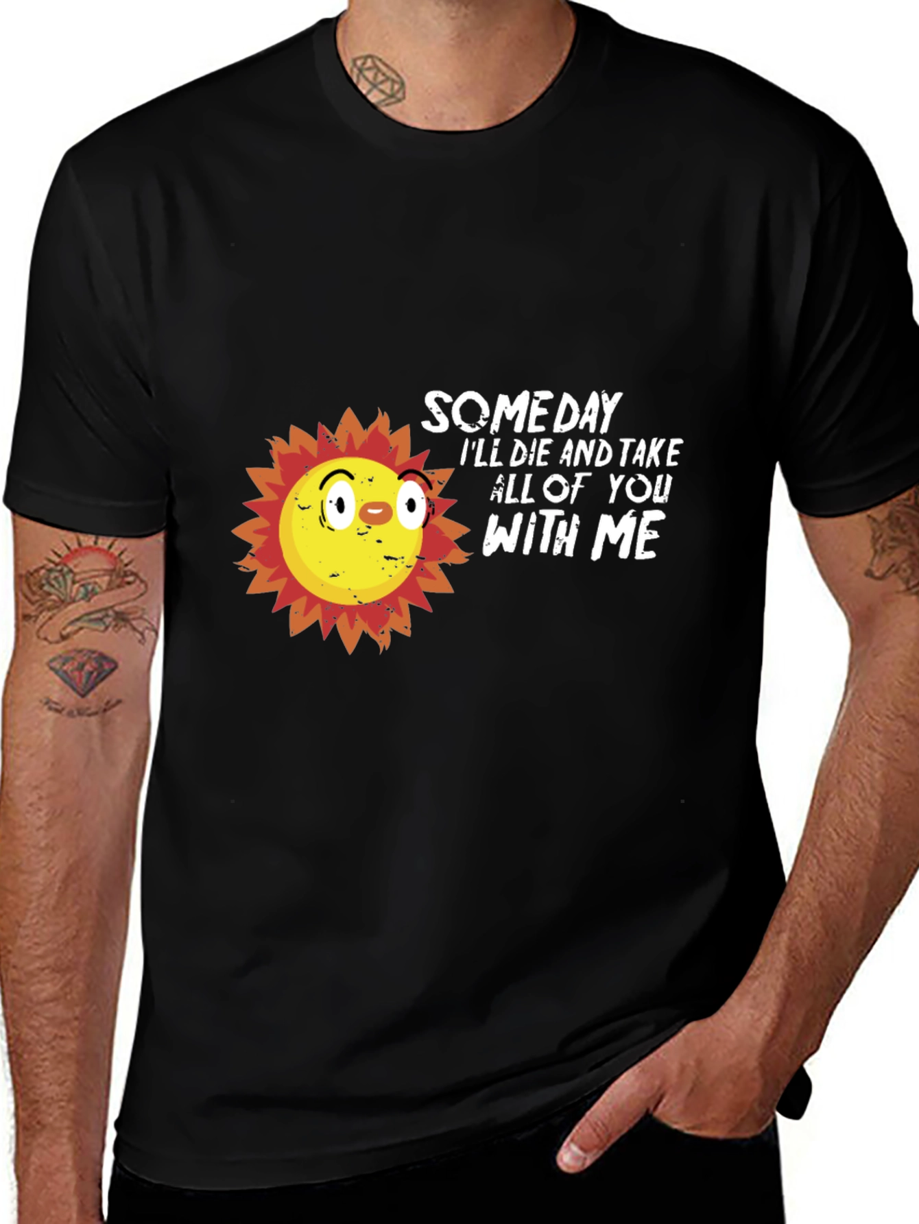Variant 9 of Someday I'll Die Funny Graphic Tee