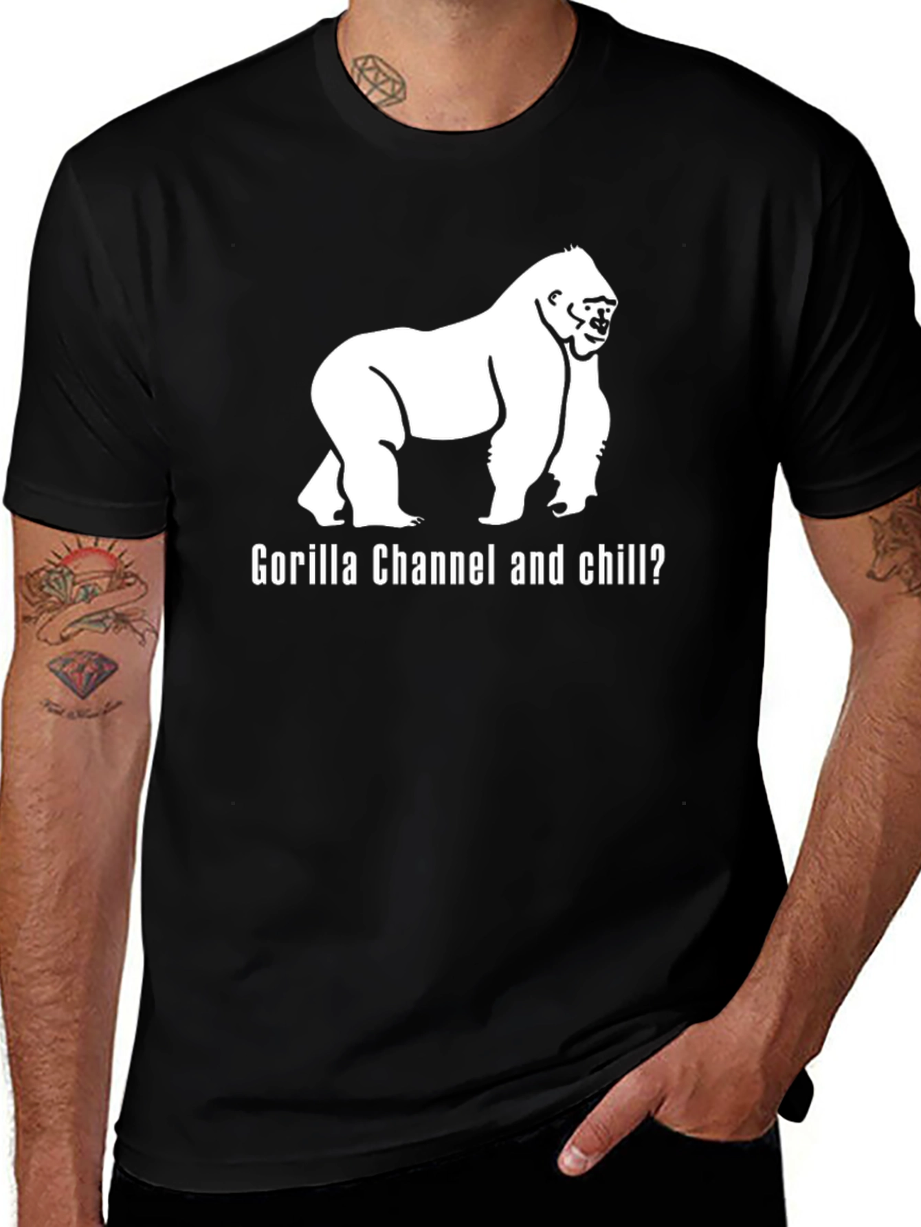 Variant 5 of Gorilla Channel and Chill? T-Shirt