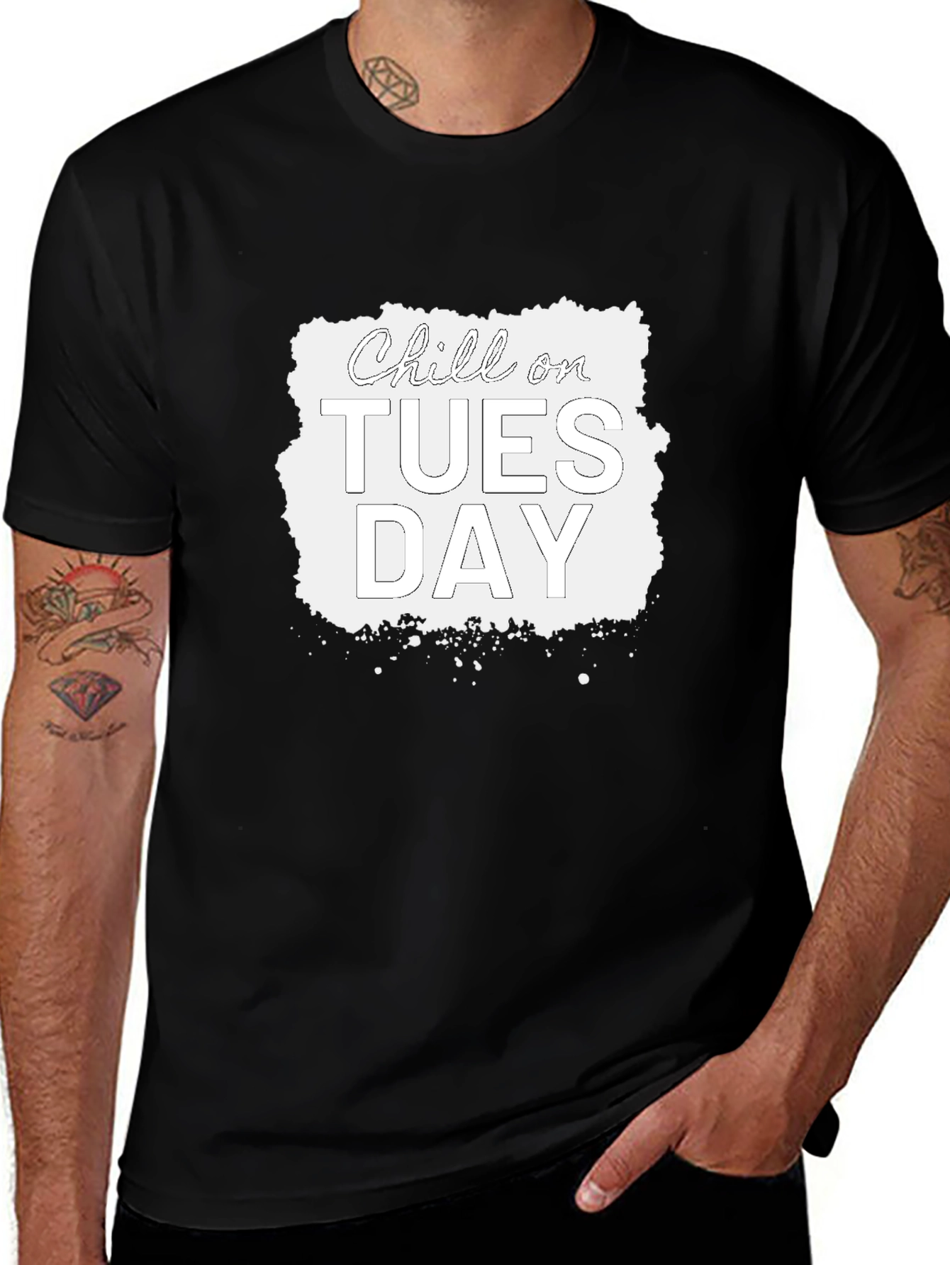 Variant 15 of Chill on Tuesday Graphic T-Shirt