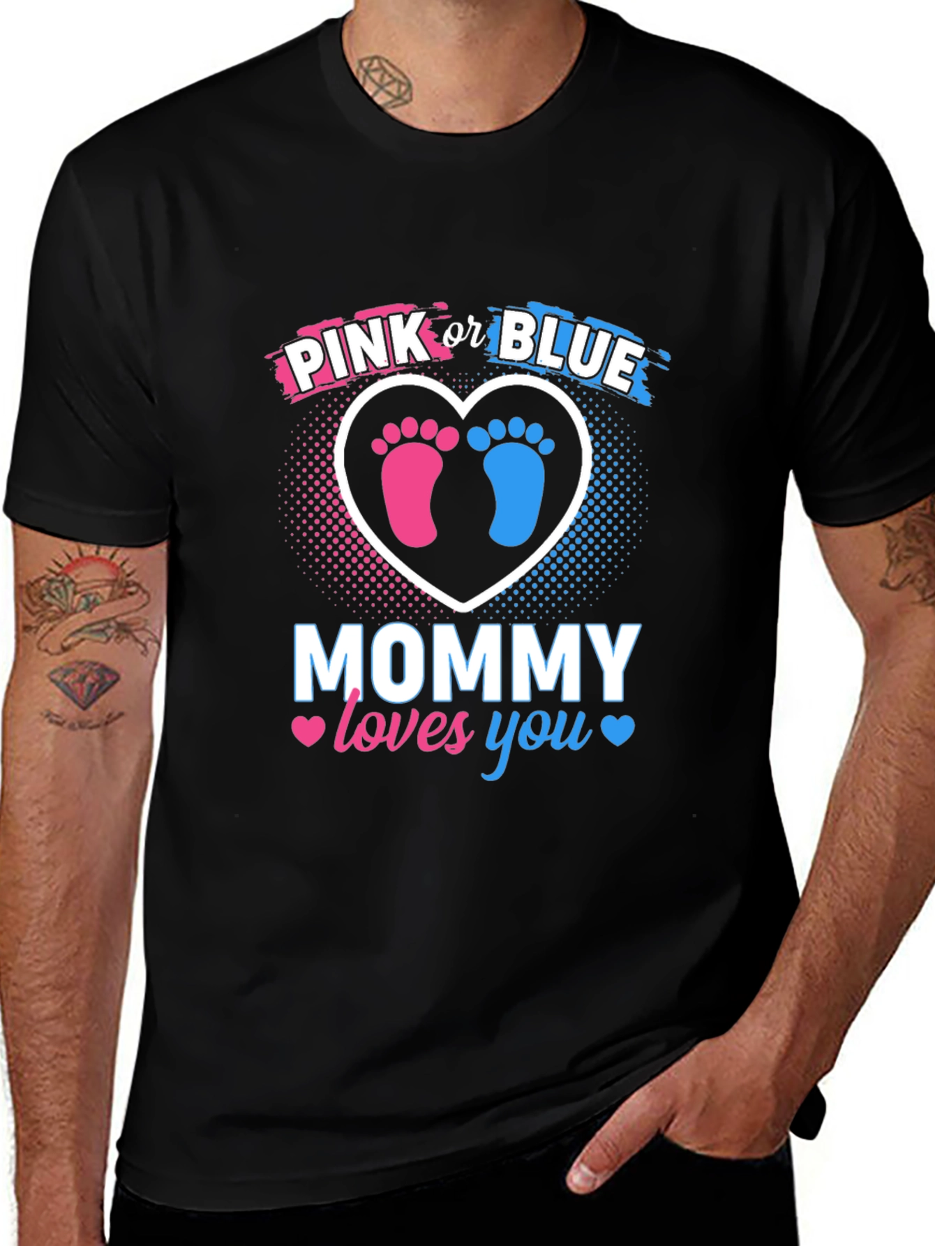 Pink or Blue Mommy Loves You T-Shirt