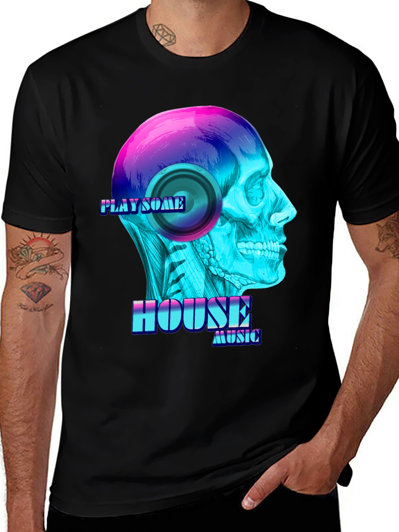 Variant 29 of Play Some House Music Graphic T-Shirt