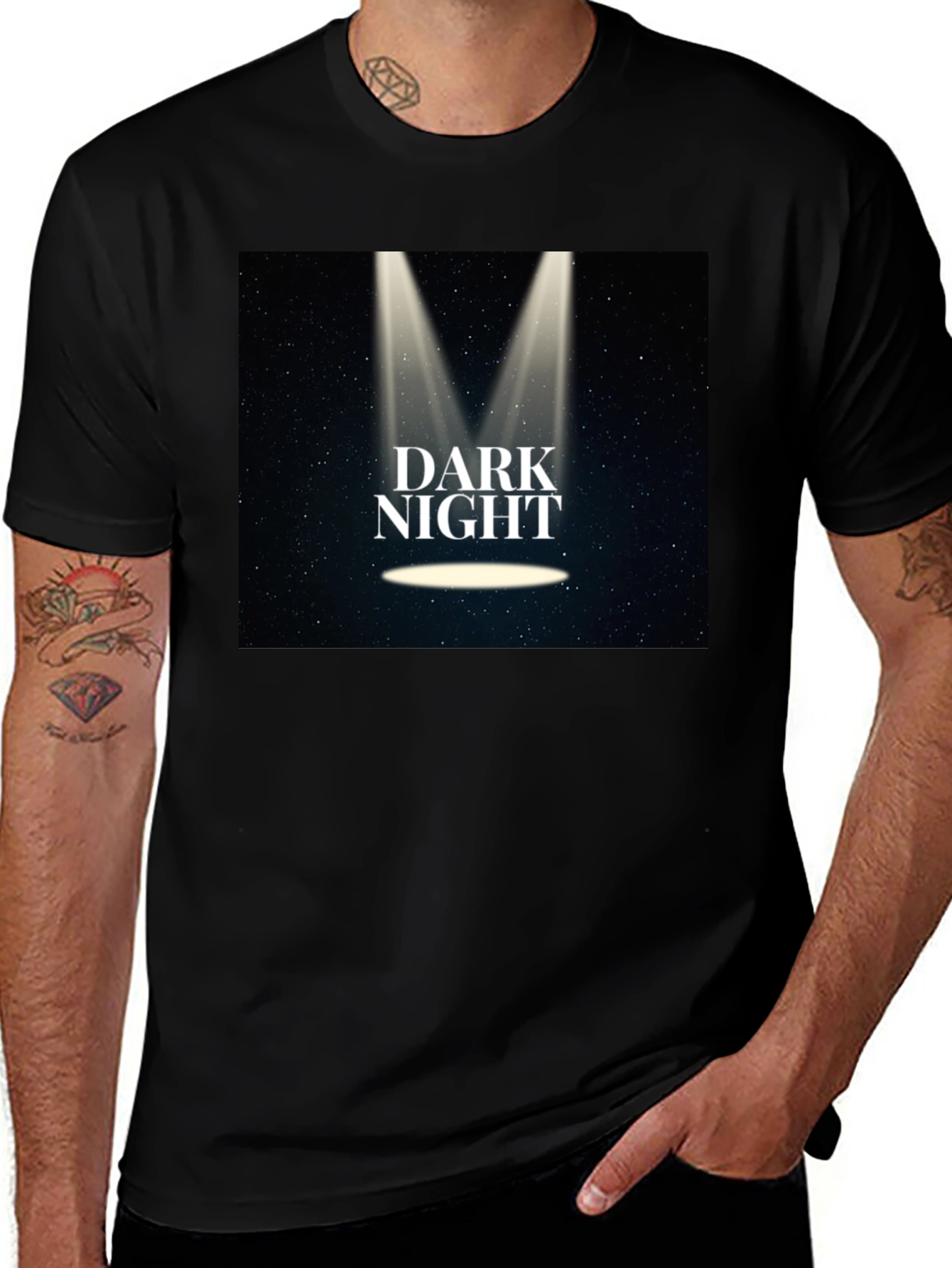 Variant 28 of Dark Night Graphic T-Shirt - Soft Cotton Blend