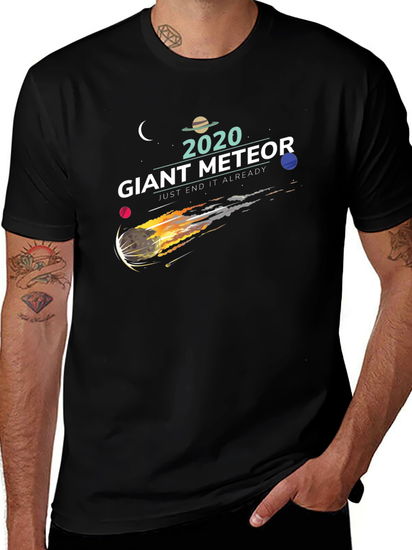 Variant 14 of 2020 Giant Meteor Graphic T-Shirt - End It Already!