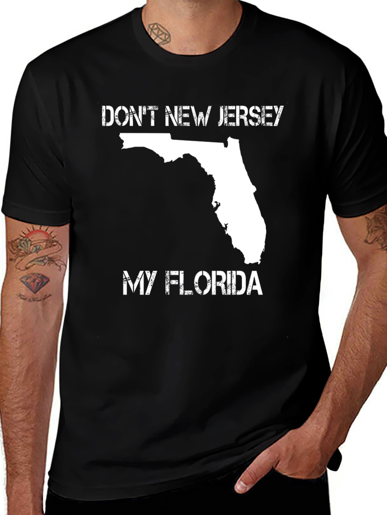 Don't New Jersey My Florida Graphic T-Shirt
