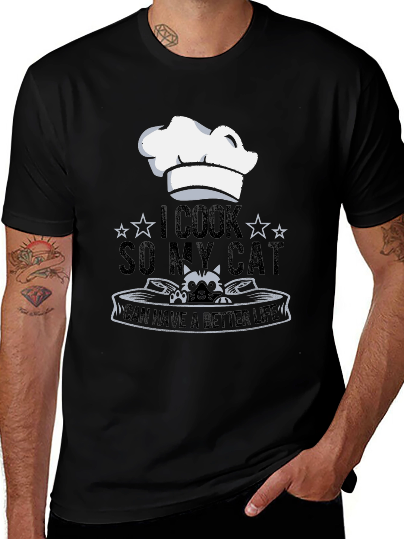 Variant 22 of I Cook So My Cat T-Shirt