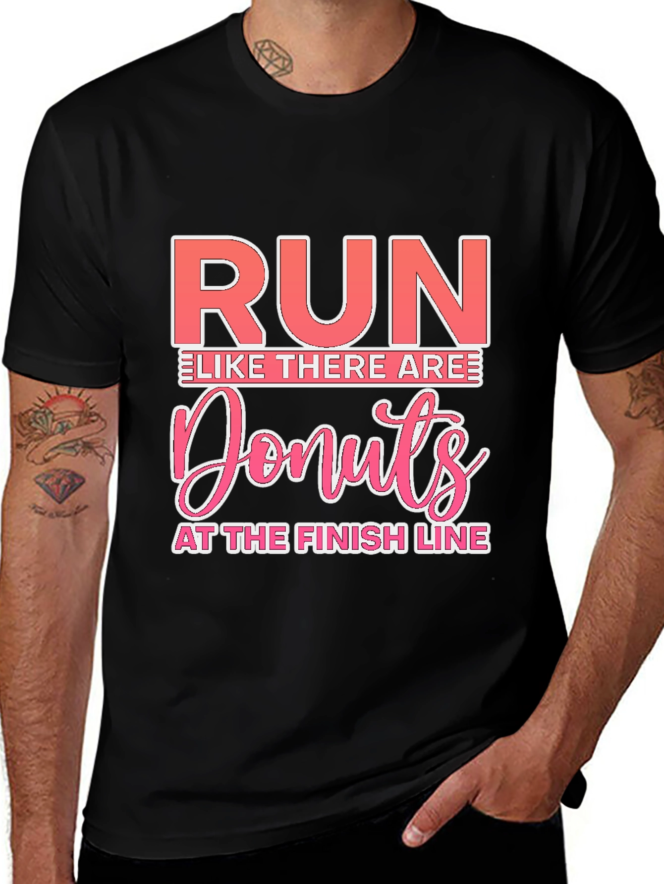 Variant 10 of Run for Donuts T-Shirt