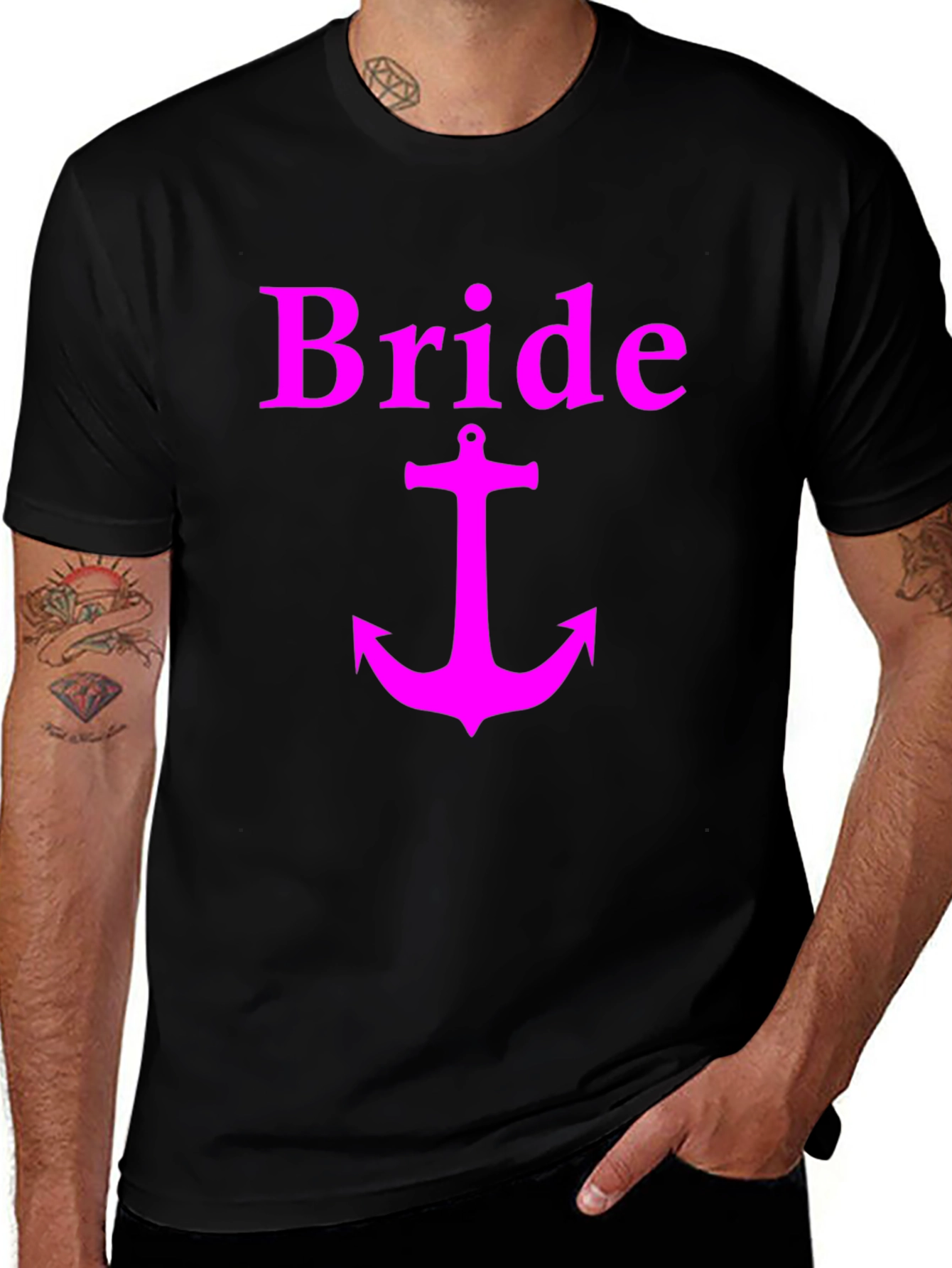 Variant 27 of Bride Anchor Graphic T-Shirt - Bachelorette Party Tee