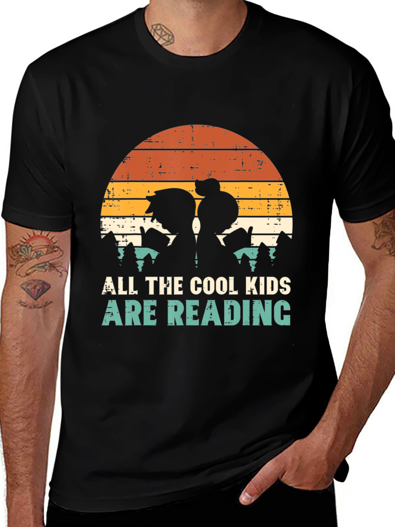 Variant 12 of Cool Kids Reading T-Shirt