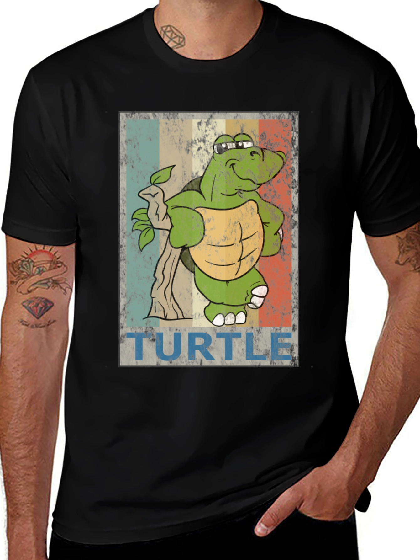 Variant 25 of Cool Turtle Graphic T-Shirt