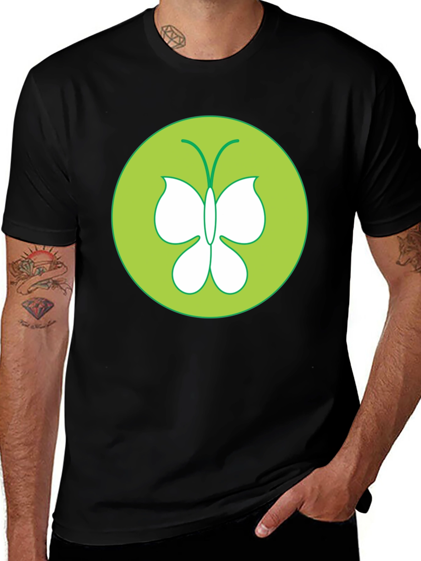 Butterfly Graphic T-Shirt - Stylish & Unique Design