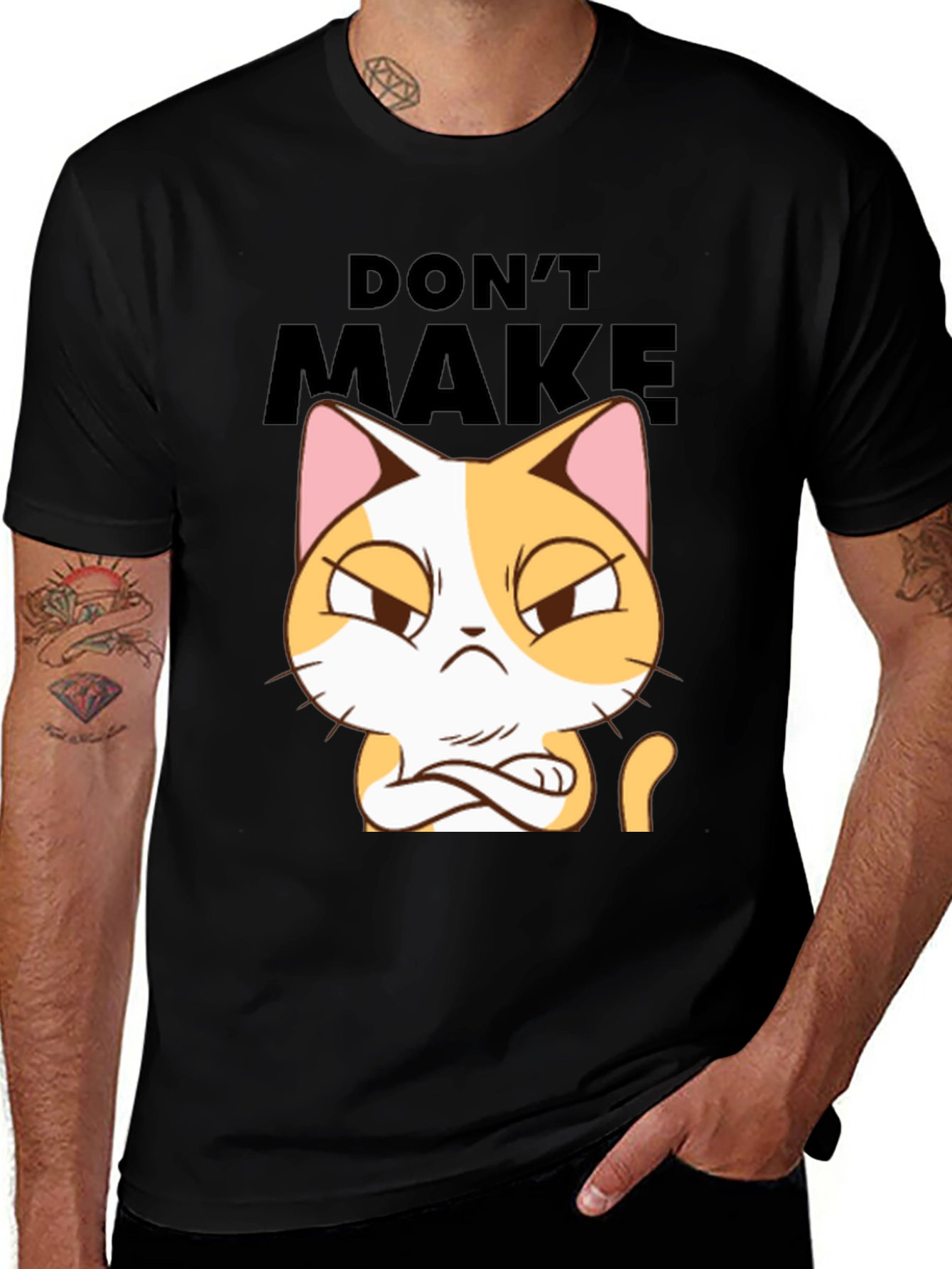Variant 29 of Grumpy Cat T-Shirt - Don't Make Me!