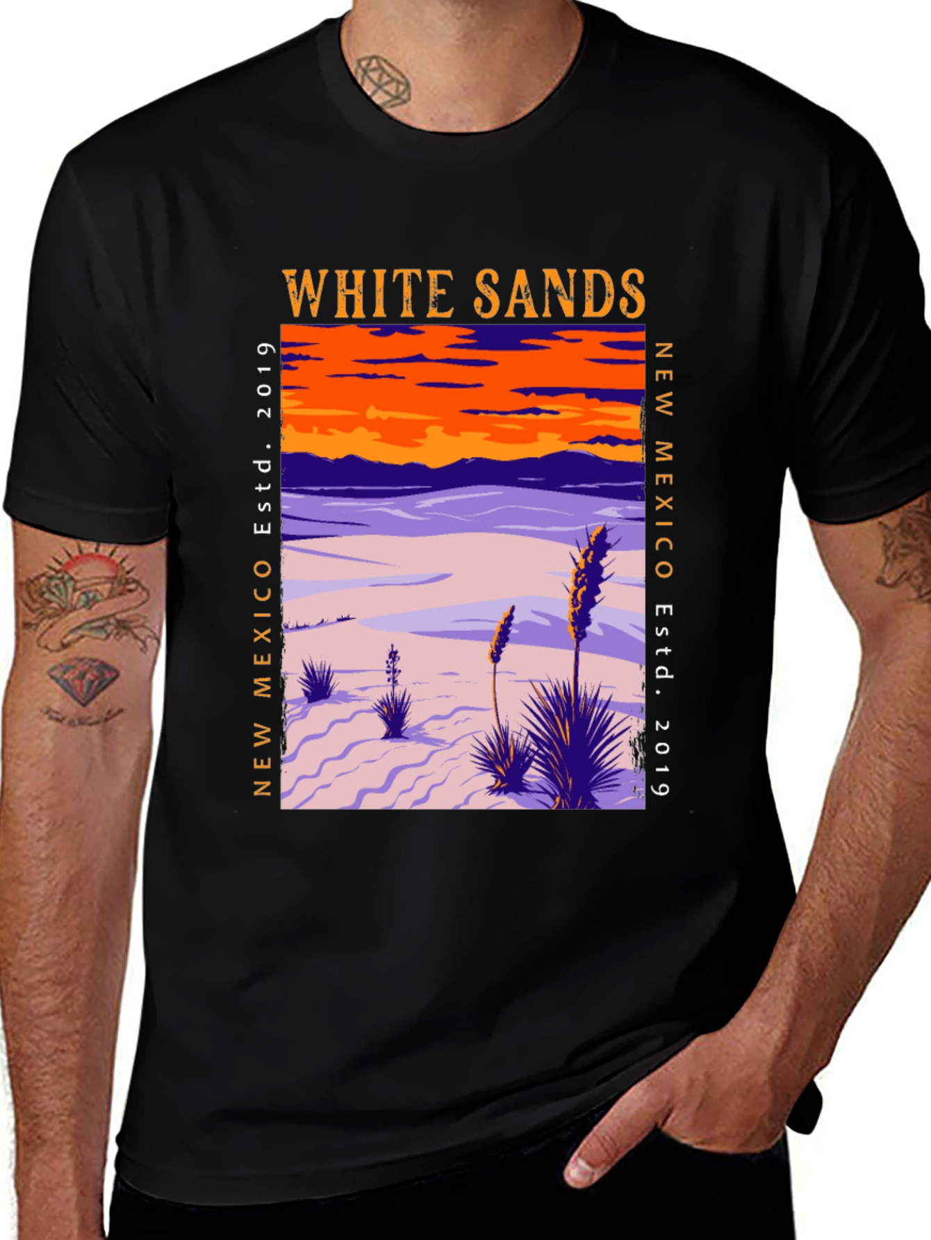 White Sands New Mexico Estd. 2019 Graphic Tee