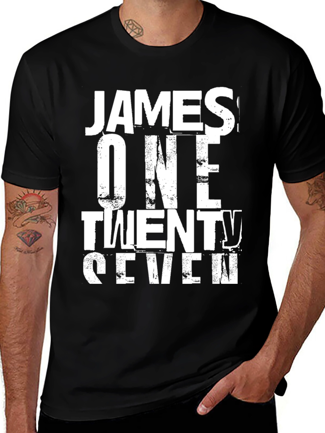 Variant 19 of James One Twenty Seven T-Shirt