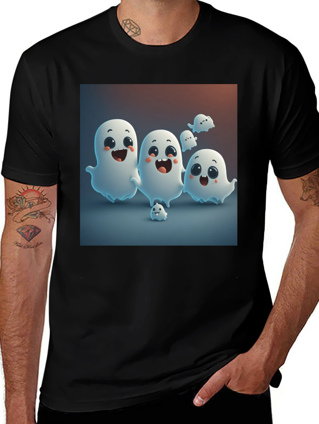 Variant 29 of Cute Ghost T-Shirt