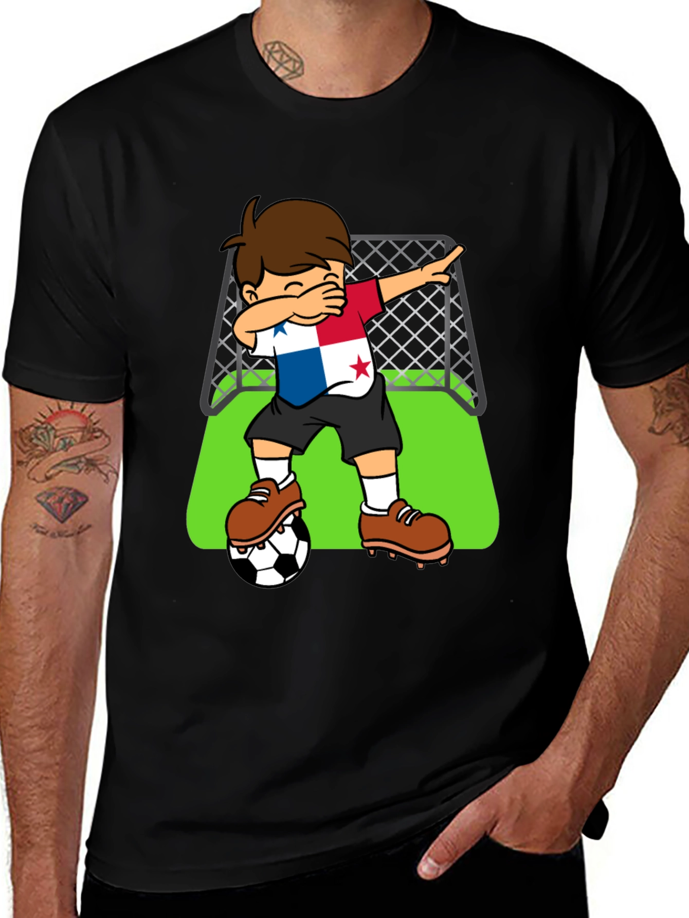Panama Soccer Dab T-Shirt