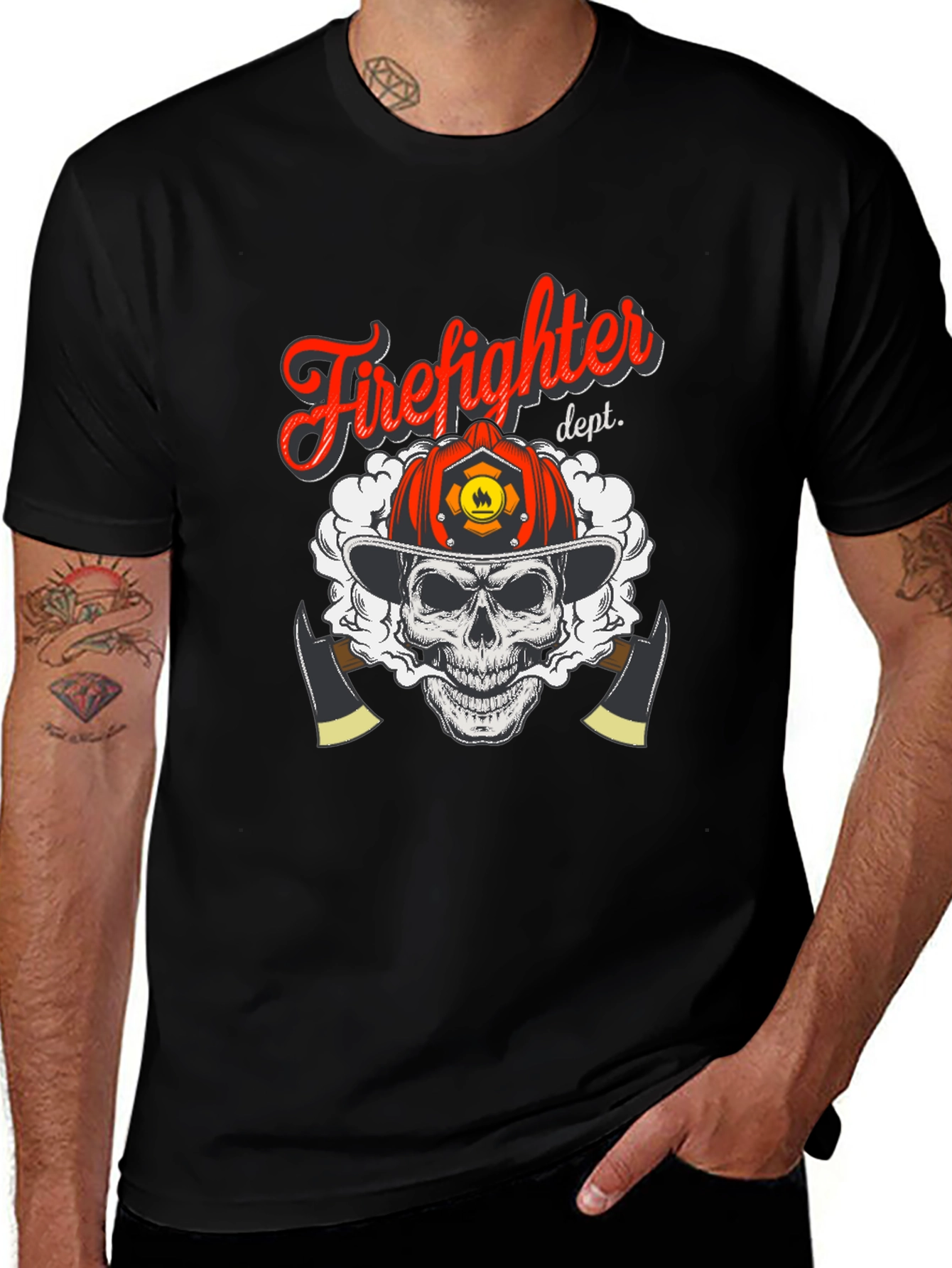 Firefighter Skull Graphic Tee - Dept. Design