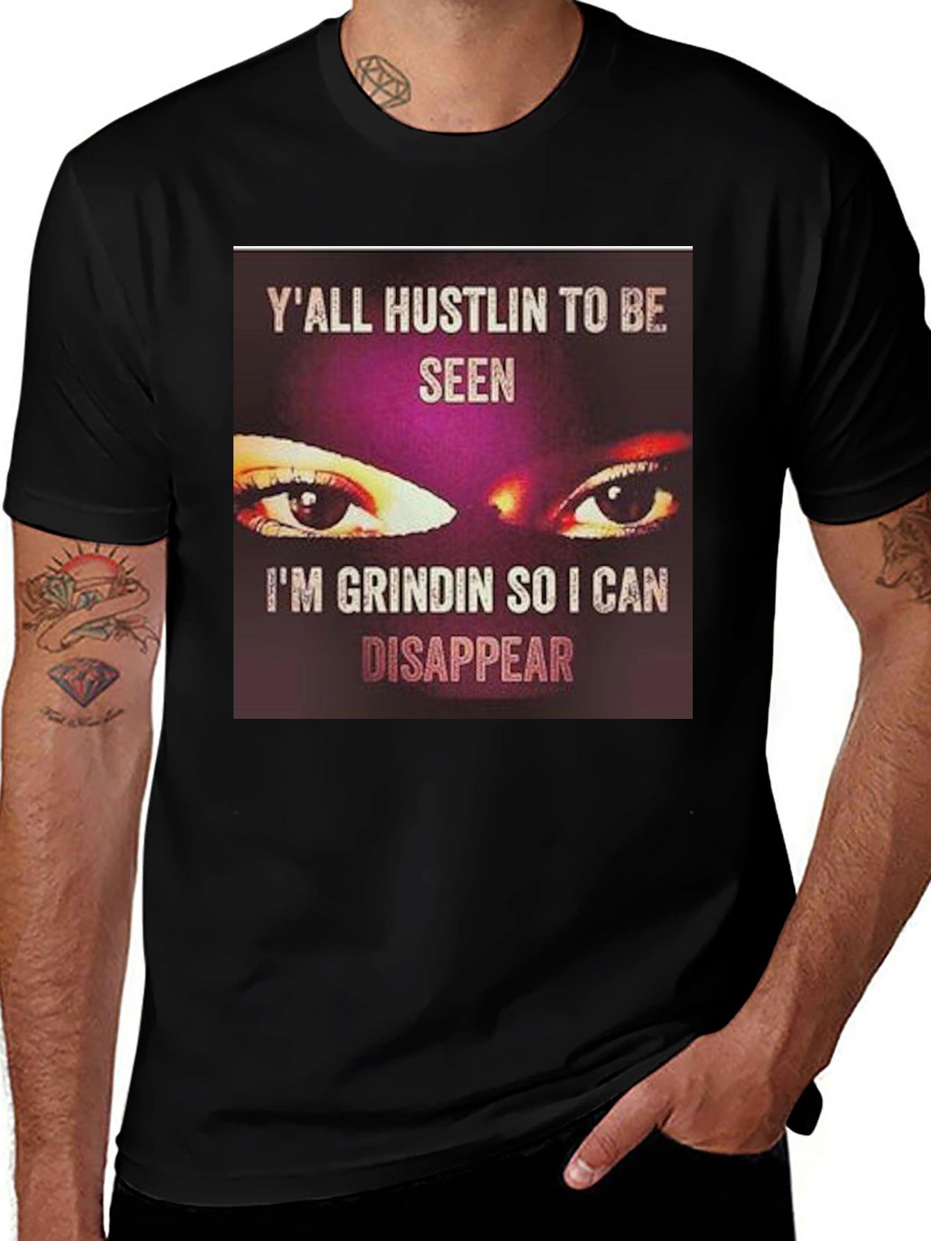 Variant 26 of Grindin' to Disappear Graphic T-Shirt