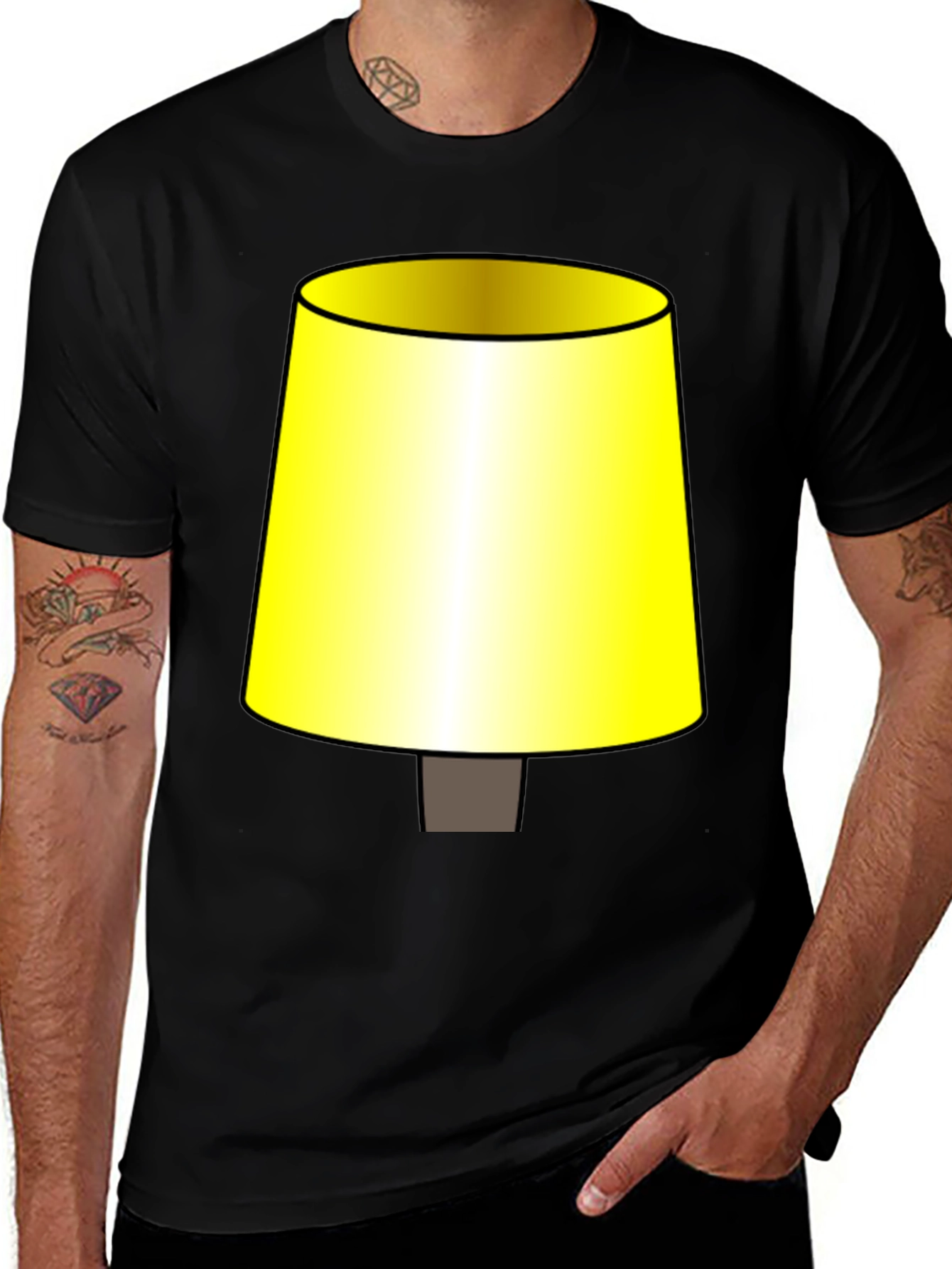 Variant 6 of Novelty Lampshade Graphic Tee