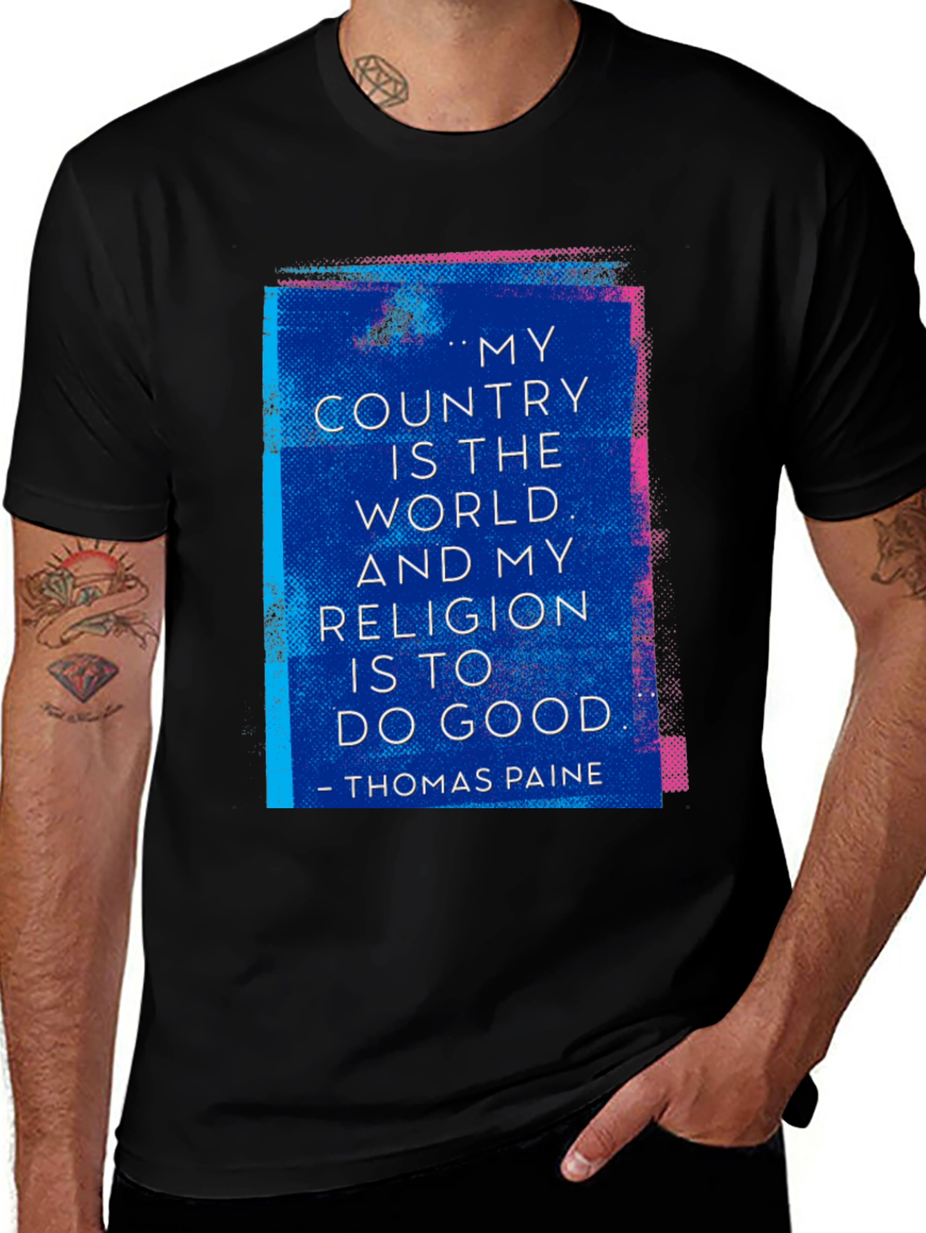Variant 15 of My Country Is The World Graphic T-Shirt