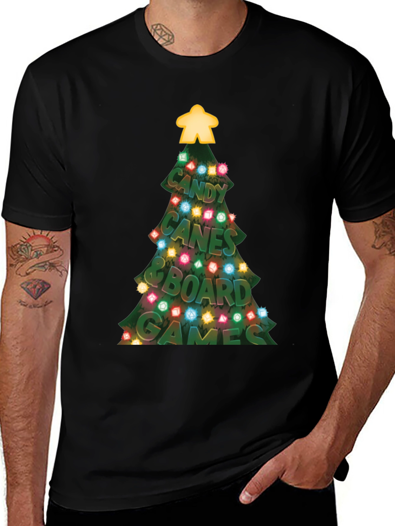 Variant 24 of Festive Board Game Christmas T-Shirt