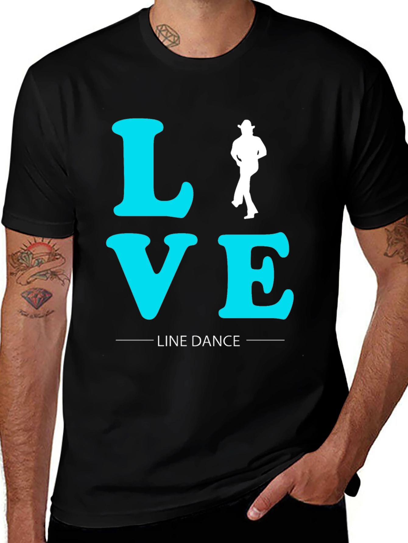 Variant 17 of Love Line Dance T-Shirt - Western Dancing Tee