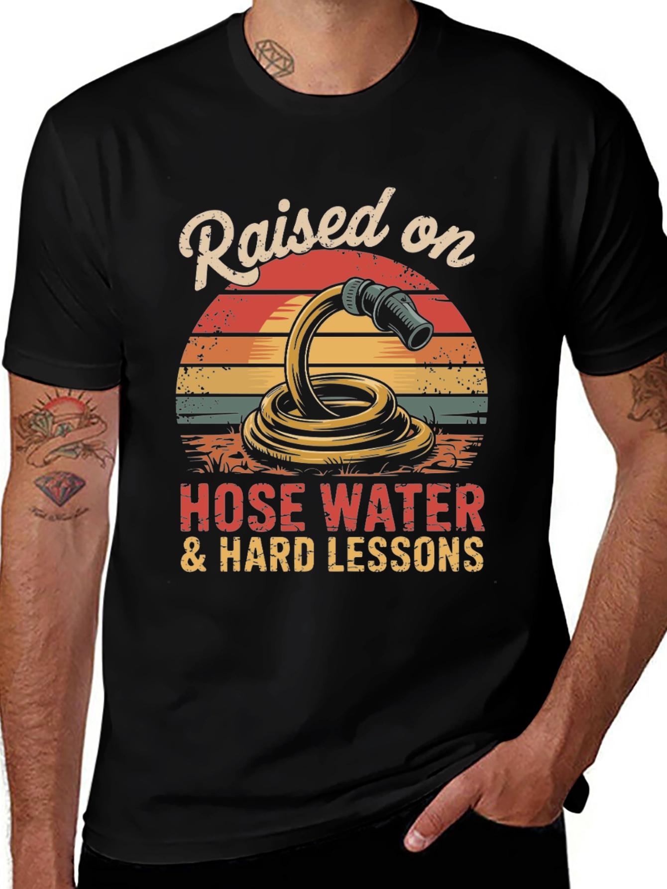 Variant 10 of Raised on Hose Water Graphic T-Shirt