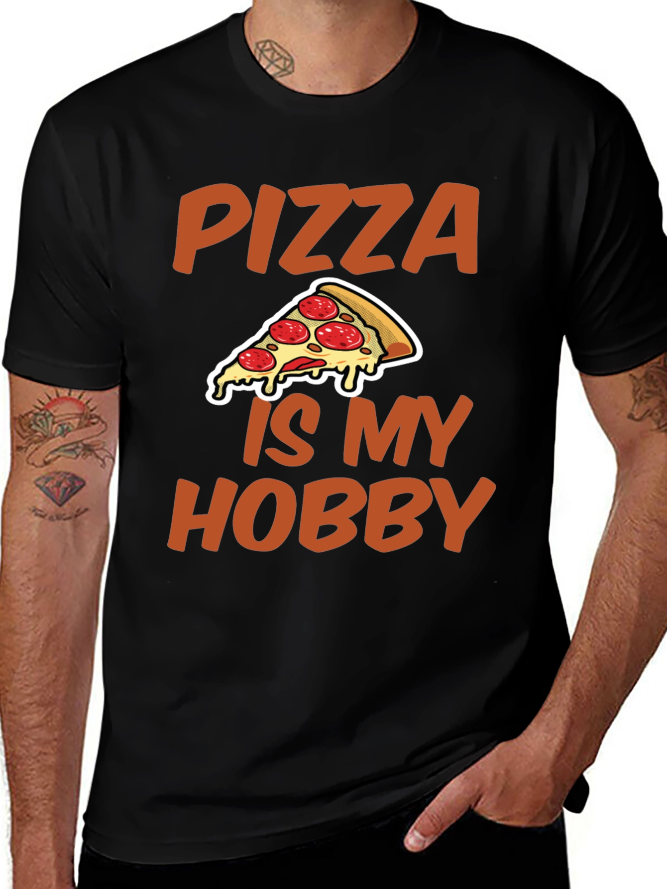 Variant 23 of Pizza is My Hobby - Funny Graphic Tee