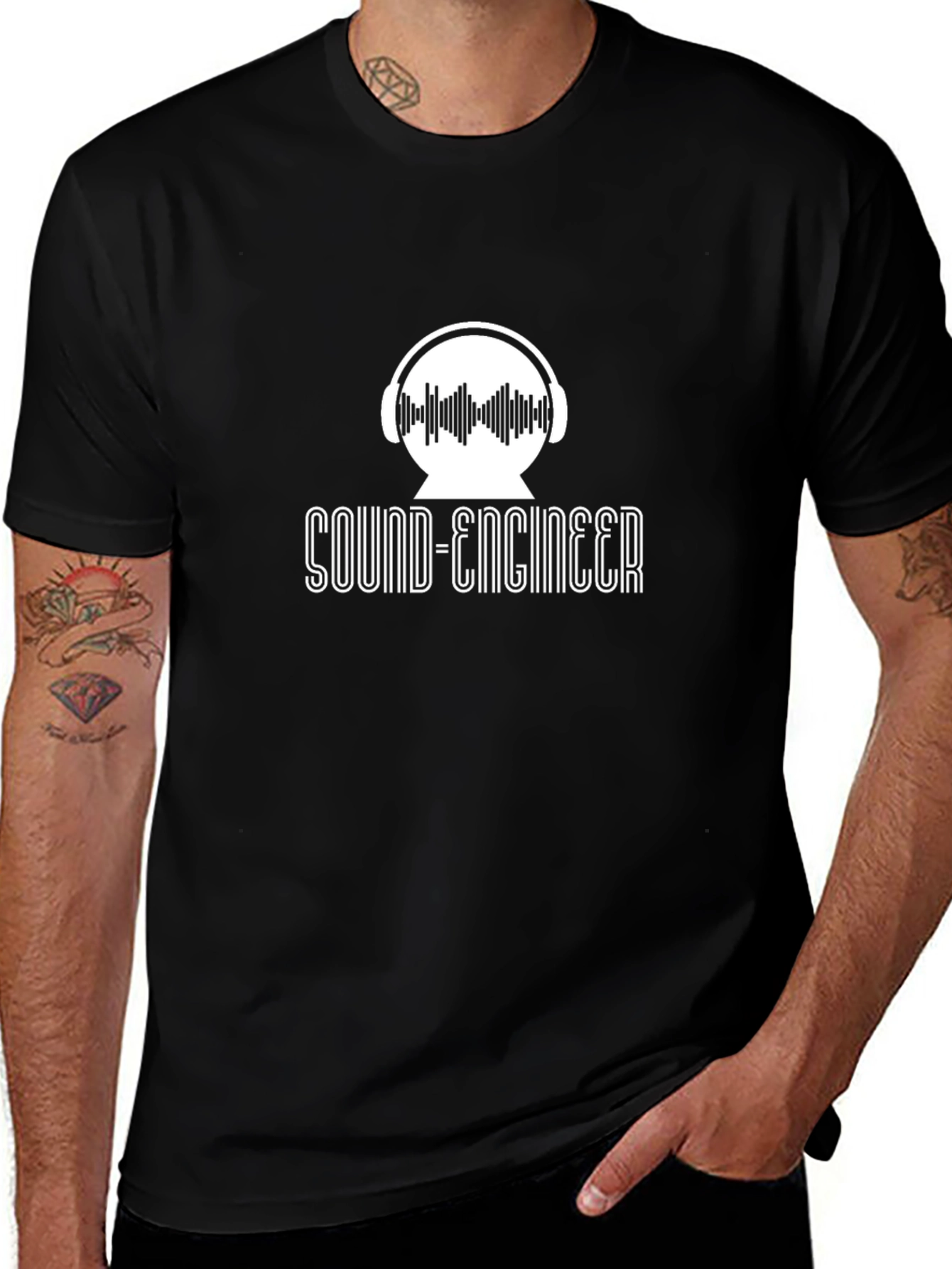 Sound Engineer Graphic T-Shirt - Audio Recording Music Production Tee
