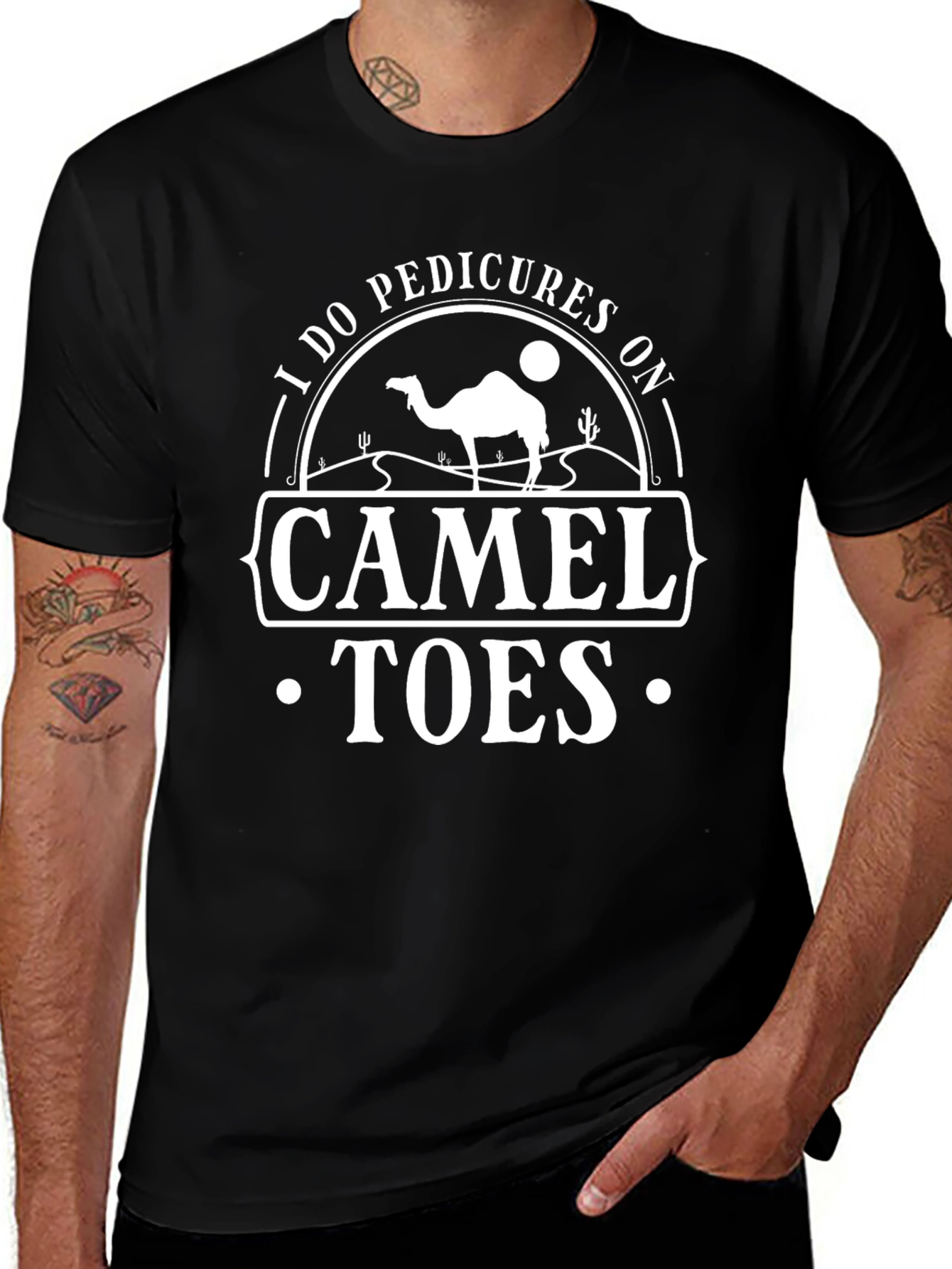 I Do Pedicures On Camel Toes Graphic T-Shirt